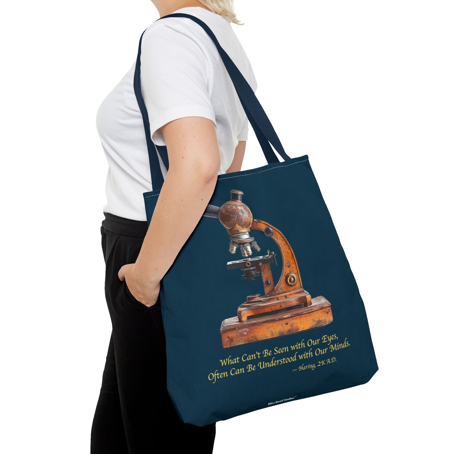 Golden Insight Tote Bag - Where Curiosity Meets Creativity! Available in 3 sizes.