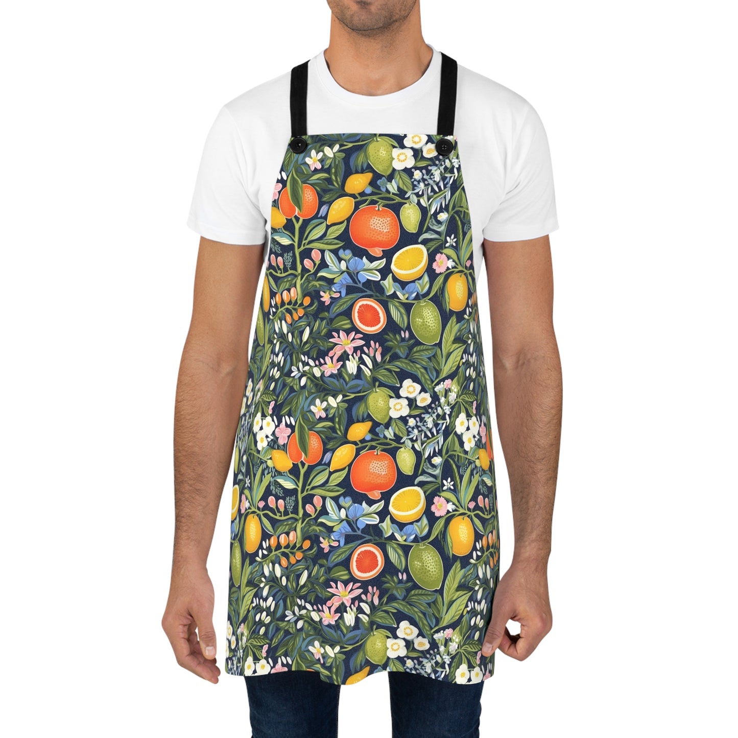 Magical Fruitiness Adult Apron - A Whimsical Nod to Classic English Design.