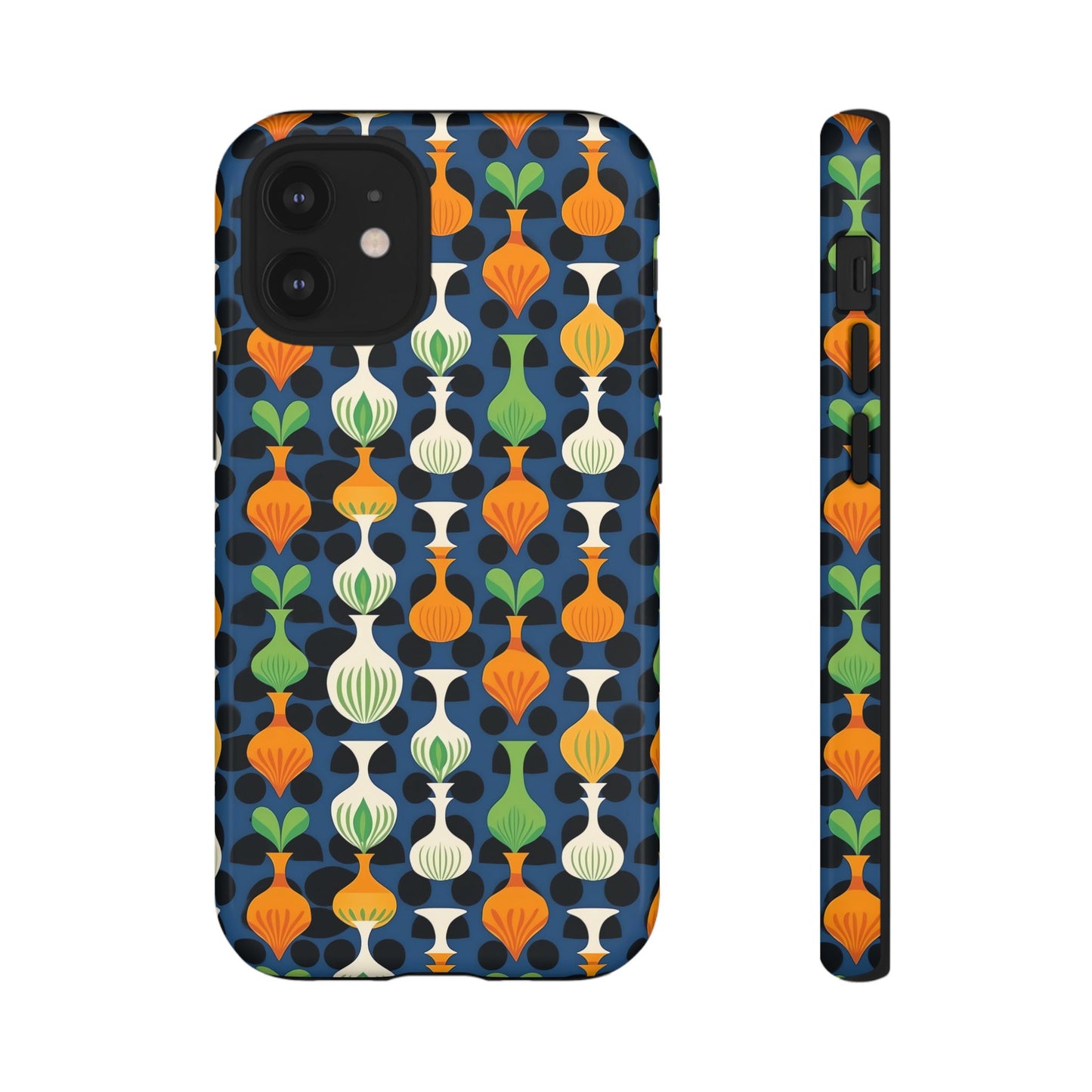 Mod Floating Vases Tough Phone Case for Apple iPhone, Samsung Galaxy, and Google Pixel.