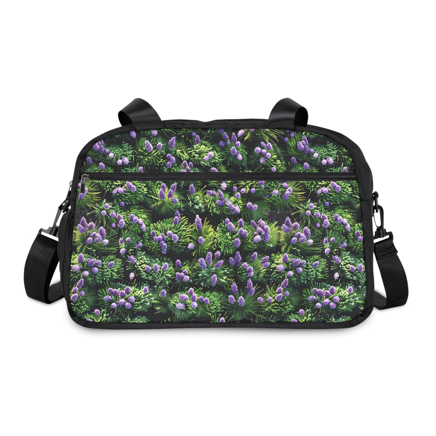 Lavender Dreamscape Fitness Gym Bag - Carry the Calm of Lavender Fields with You!