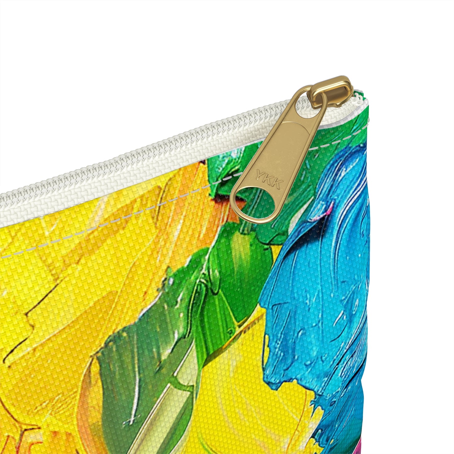 Color Cascade Accessory Pouch - Organize in Style with a Splash of Color! Available in 2 sizes.