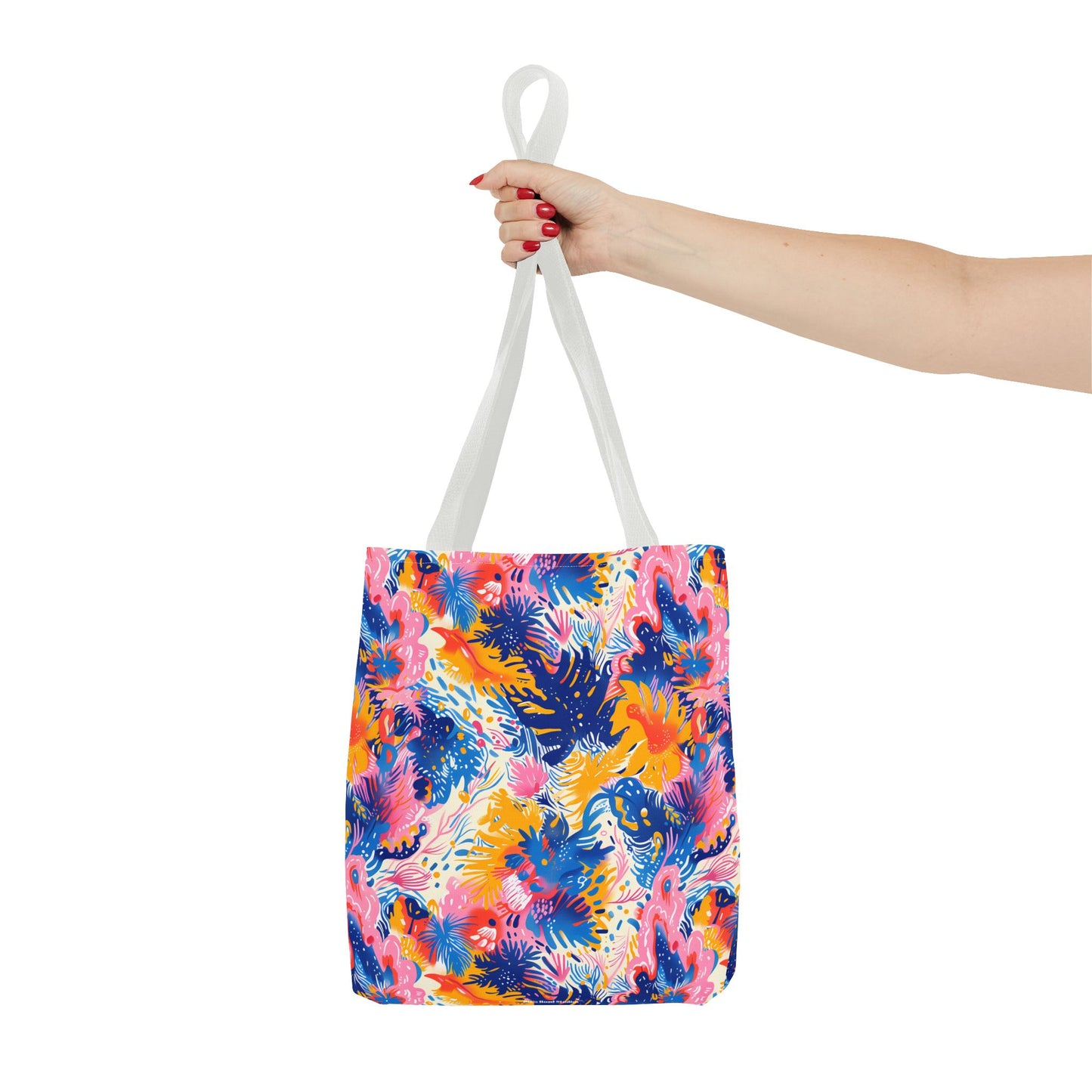 Splatter Blossom Tote Bag - Make a Splash with Every Step! Available in 3 sizes.
