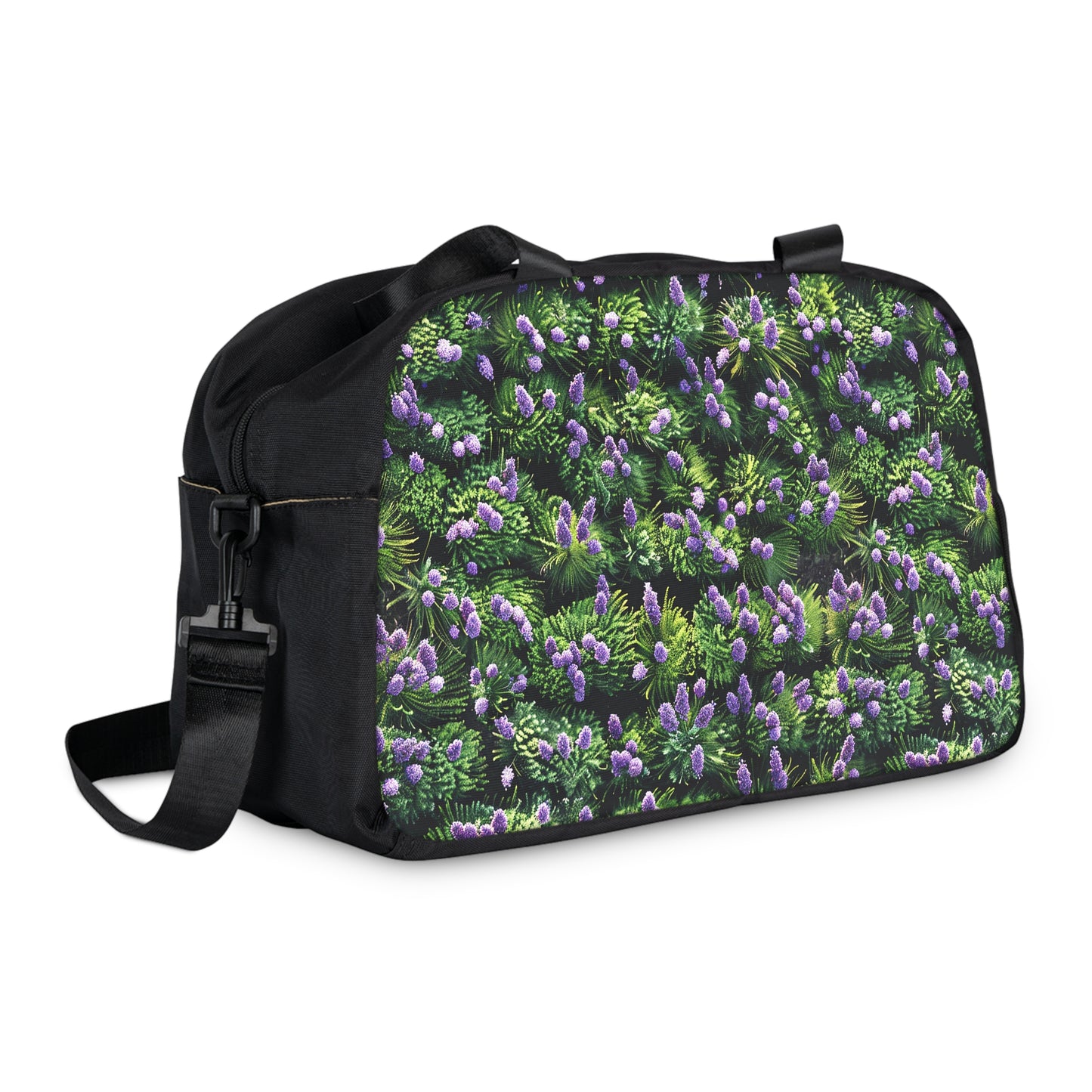 Lavender Dreamscape Fitness Gym Bag - Carry the Calm of Lavender Fields with You!
