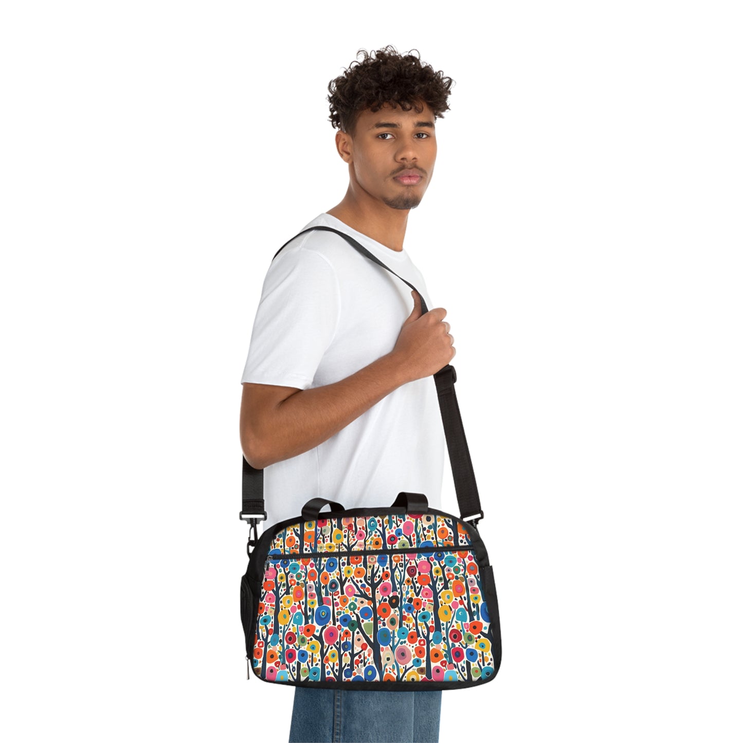 Poppy Forest Fitness Gym Bag - Turn Heads with Every Step!
