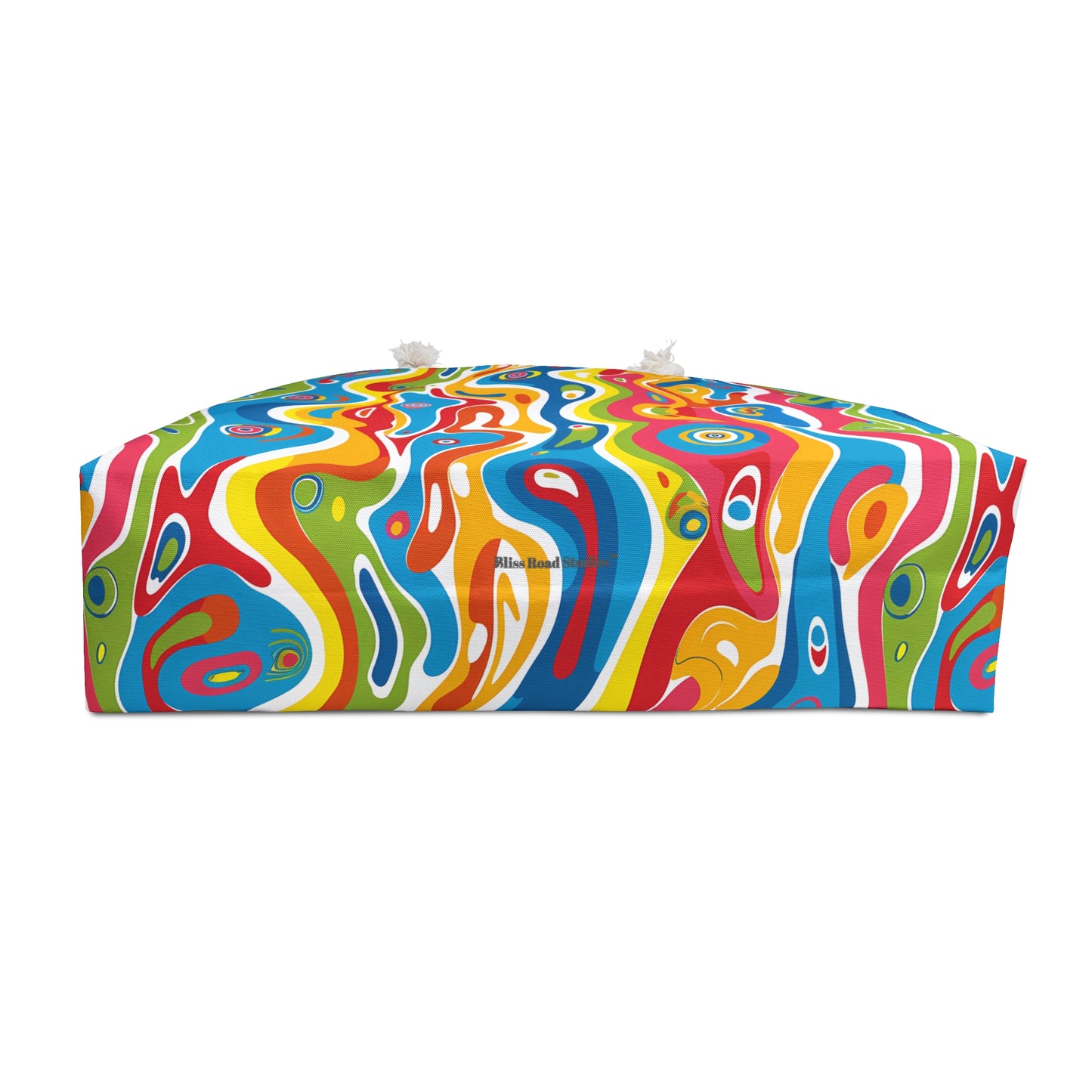 Melting Mirage Weekender Bag - Flow with the Colors - Where Surreal Art Meets Your Next Adventure!