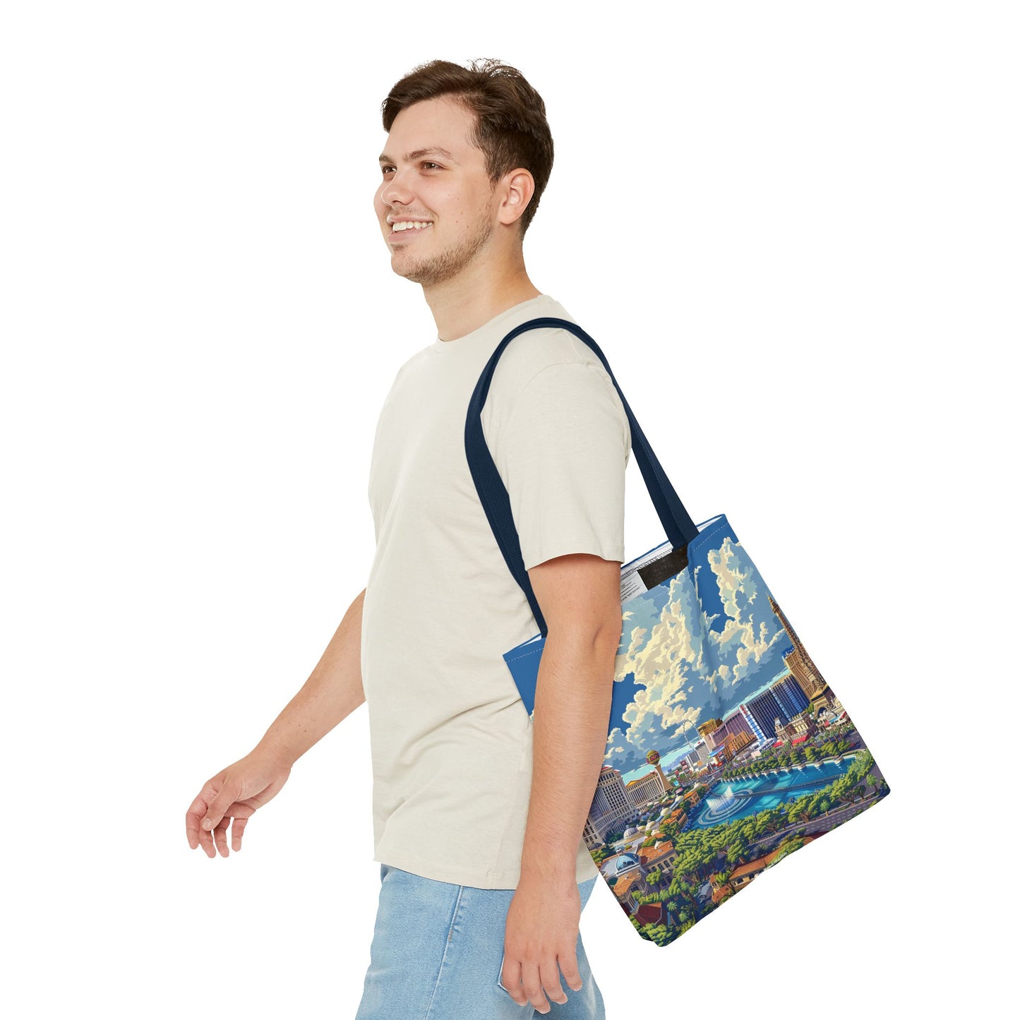 Viva Daytime Las Vegas Tote Bag - Bring the Vegas Vibe to Wherever You Roam! Available in 3 sizes.