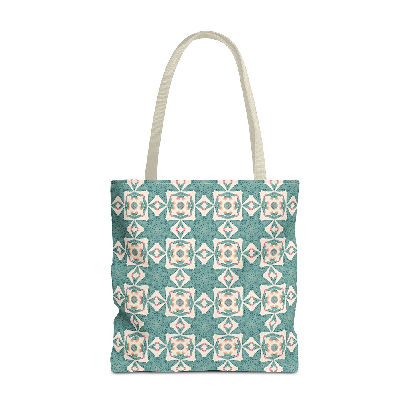Desert Cactus Star Tile Tote Bag - Carry Southwest Charm Wherever You Go! Available in 3 sizes.