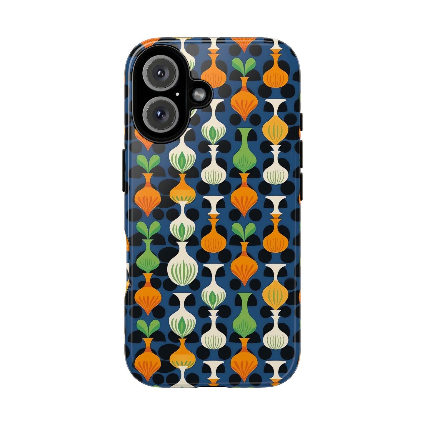 Mod Floating Vases Tough Phone Case for Apple iPhone, Samsung Galaxy, and Google Pixel.