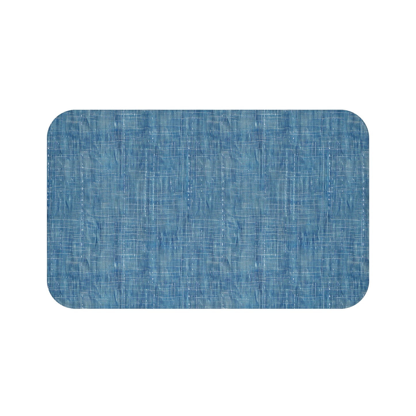 Blue Denim Bath Mat - Step into Comfort and Timeless Denim Charm! Available in 2 sizes.