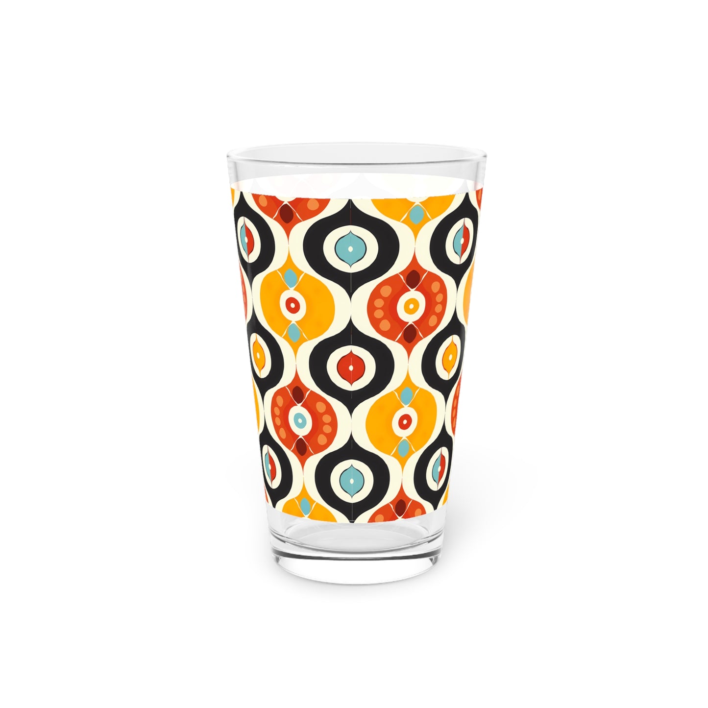 Autumn Orbit Pint Glass - 16 oz - Swirl into the Season of Style with our Autumn Orbit Pint Glass!
