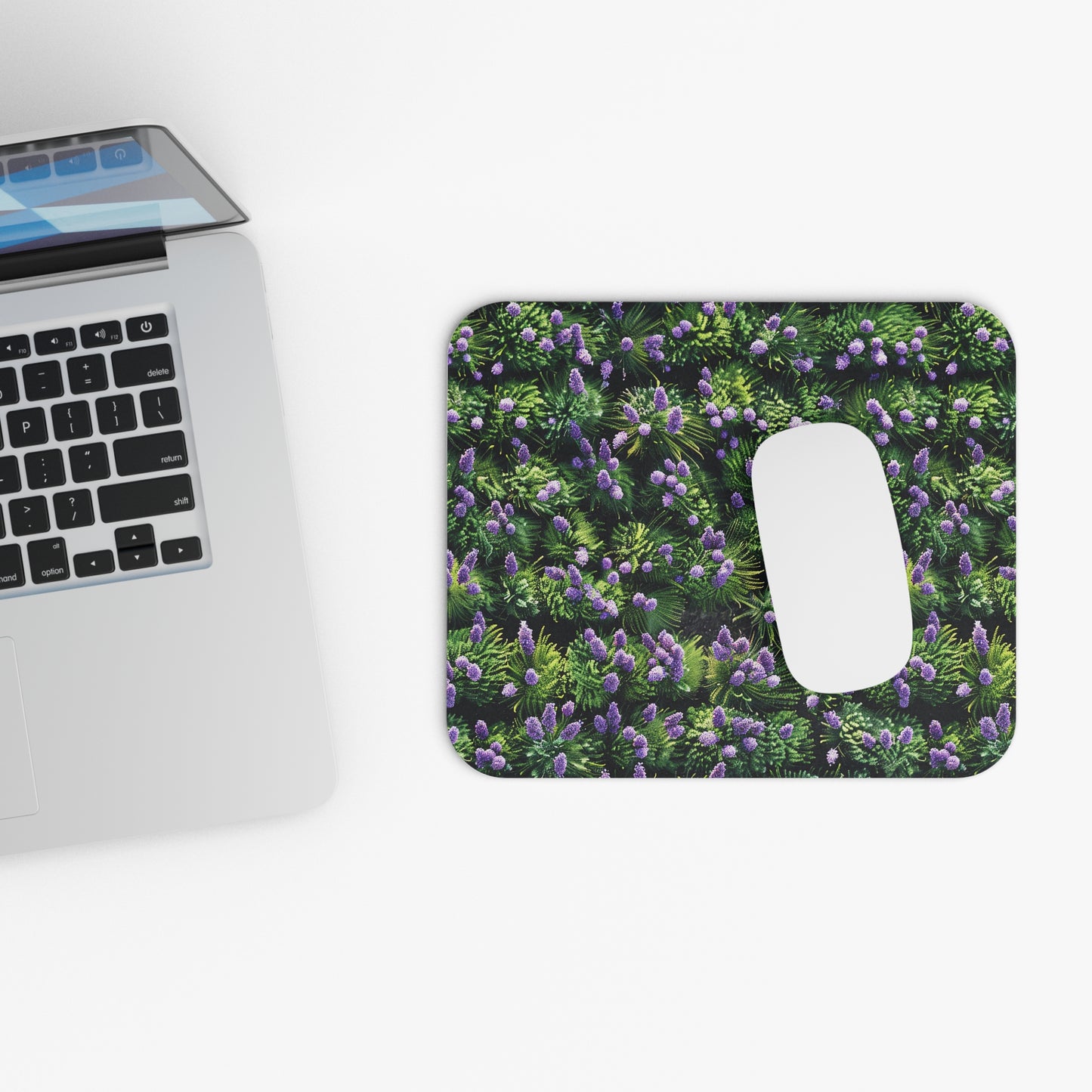 Lavender Dreamscape Mouse Pad - Experience Serenity with Every Click.