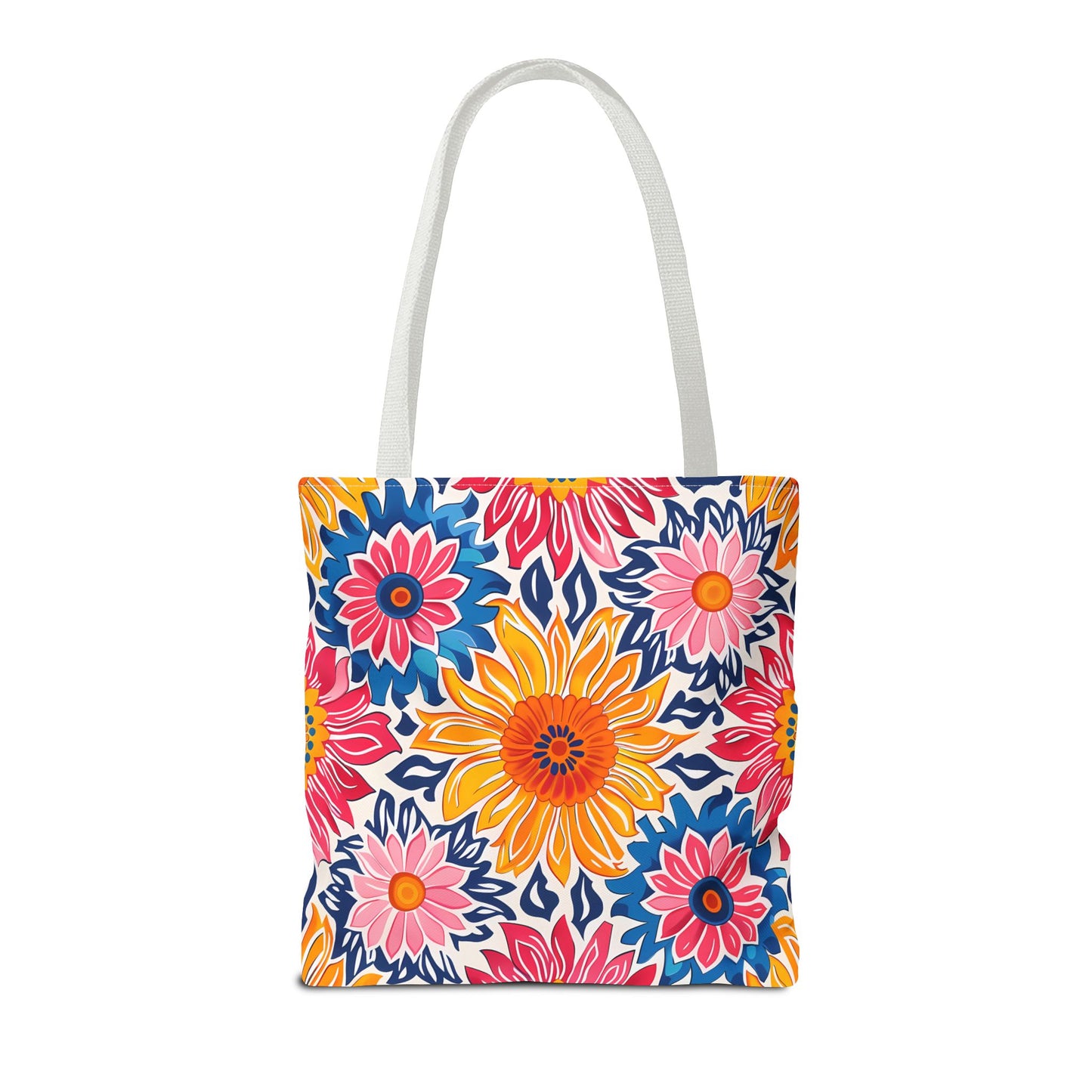 Sunsplash Petals Tote Bag - Radiate Sunshine and Style Wherever You Go! Available in 3 sizes.