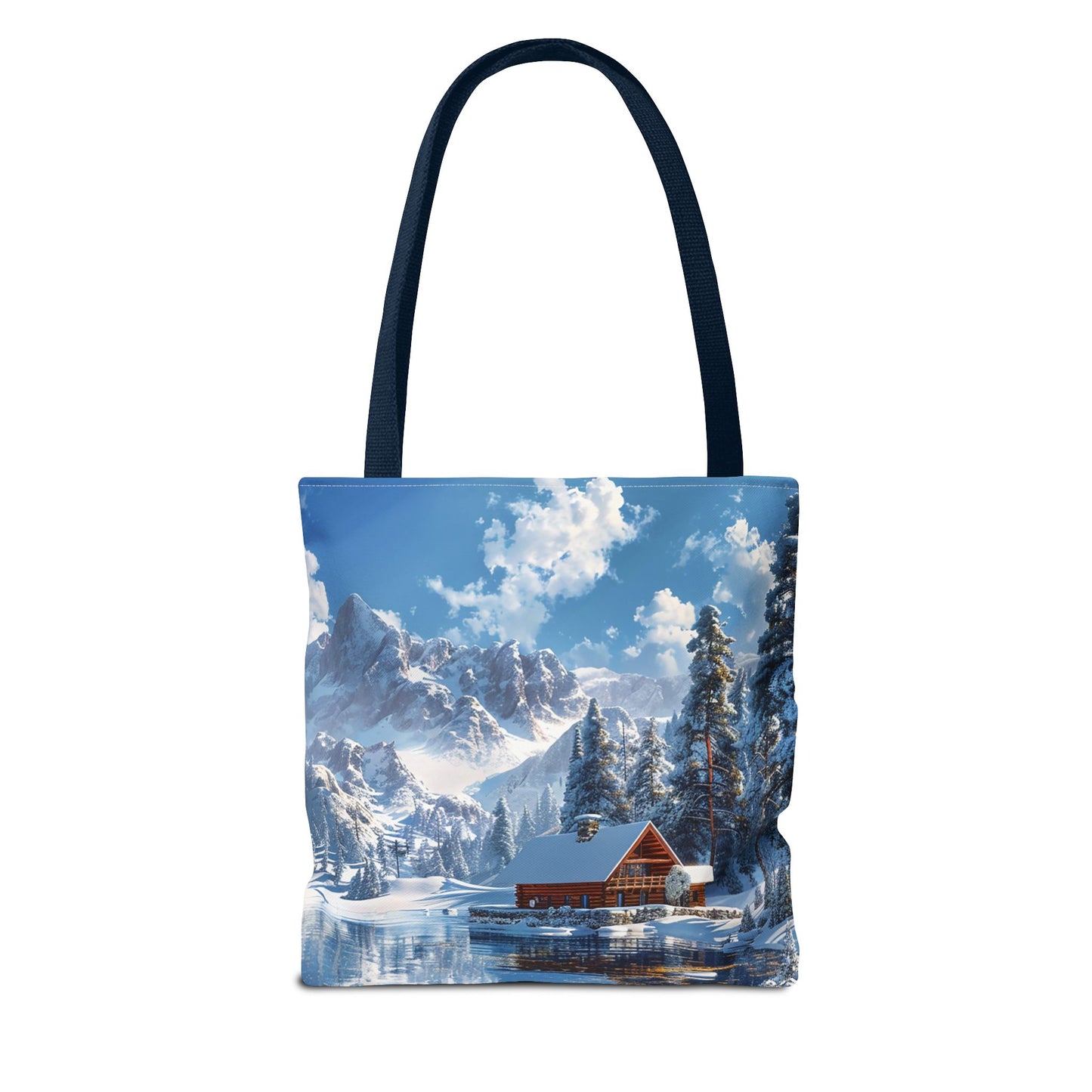 Winter Wonderland Retreat Tote Bag - Embrace Winter's Serenity with this Tote! - Available in 3 sizes.