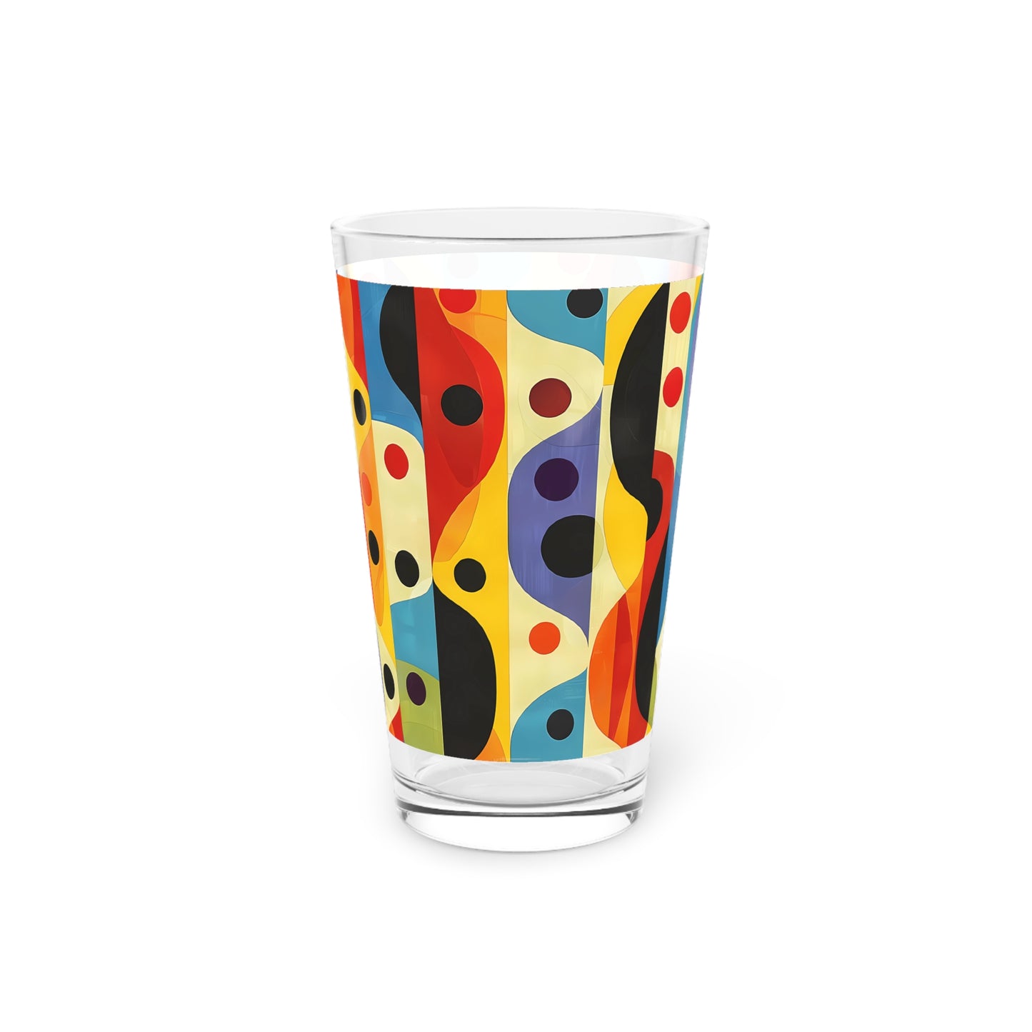 Linear Color Mesa Pint Glass - 16 oz - Enjoy the Colors of the Desert Mesa with Every Sip!
