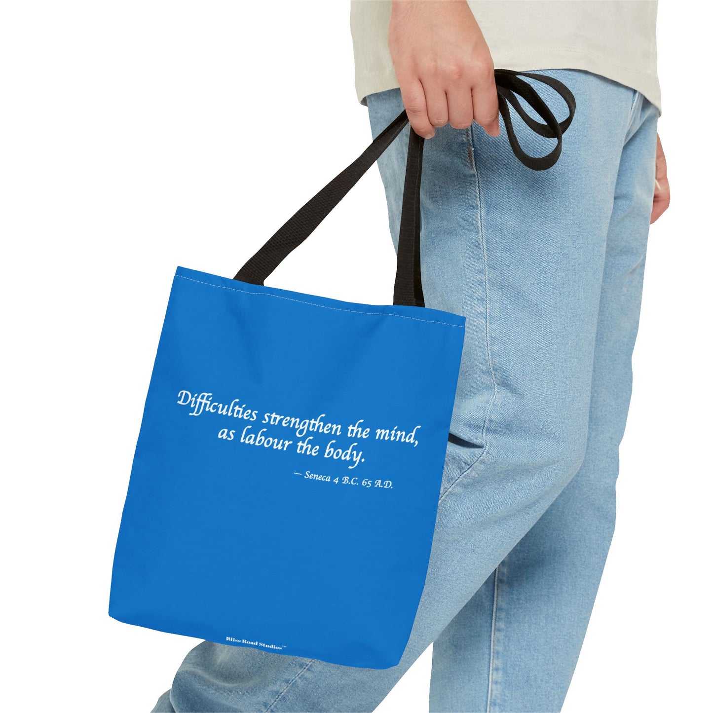 Strength Through Challenges Tote Bag - Carry Wisdom - Embrace Strength! Available in 3 sizes.