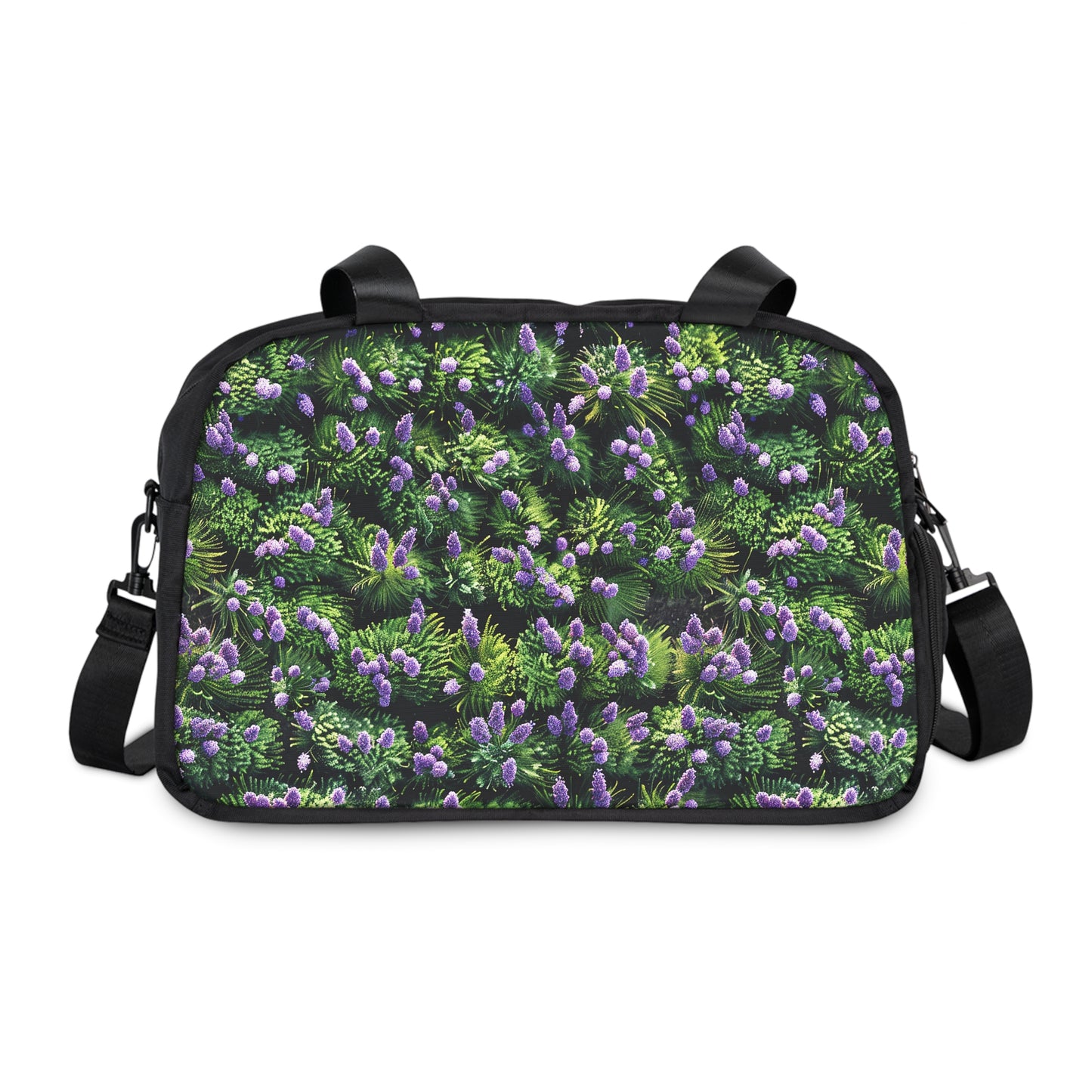 Lavender Dreamscape Fitness Gym Bag - Carry the Calm of Lavender Fields with You!