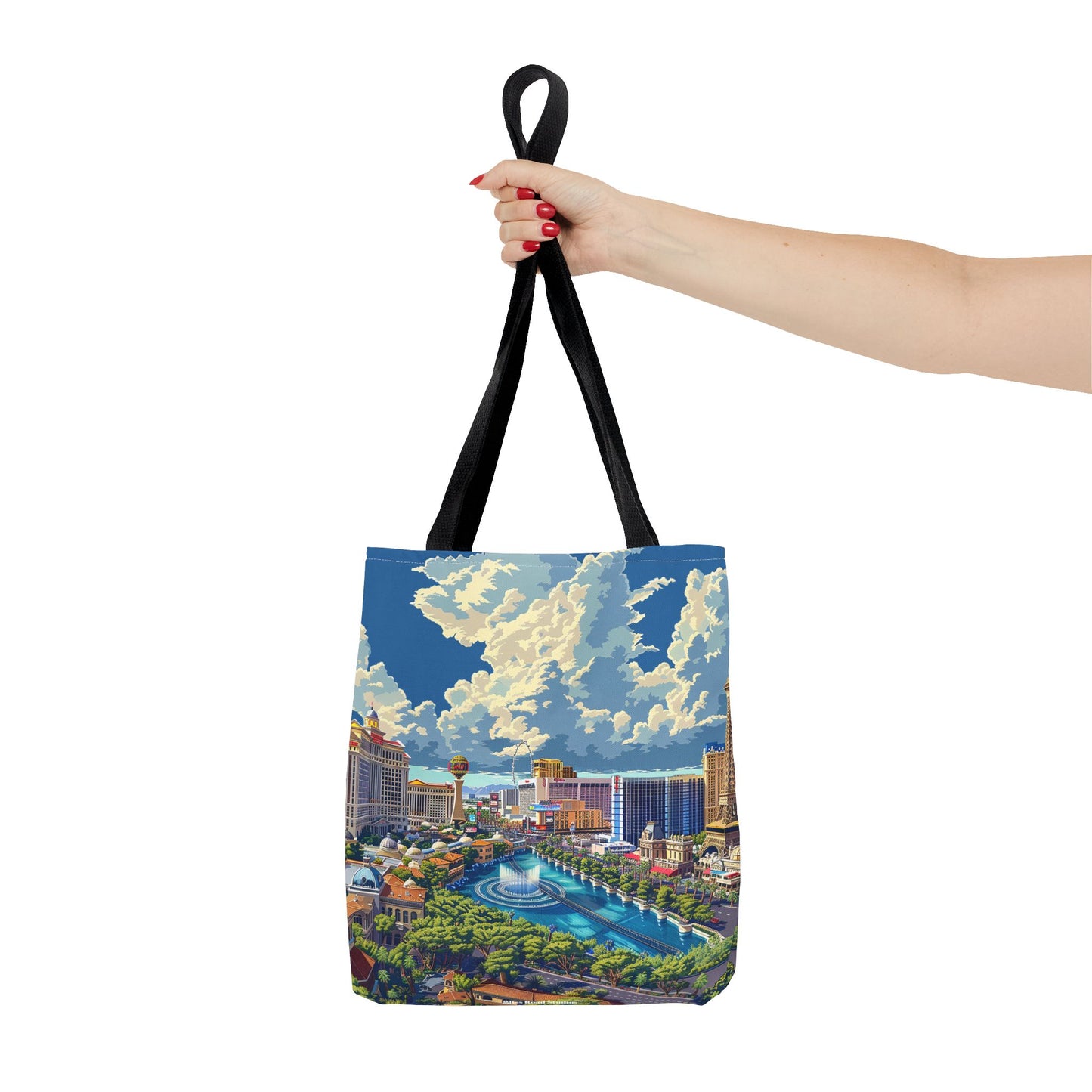 Viva Daytime Las Vegas Tote Bag - Bring the Vegas Vibe to Wherever You Roam! Available in 3 sizes.