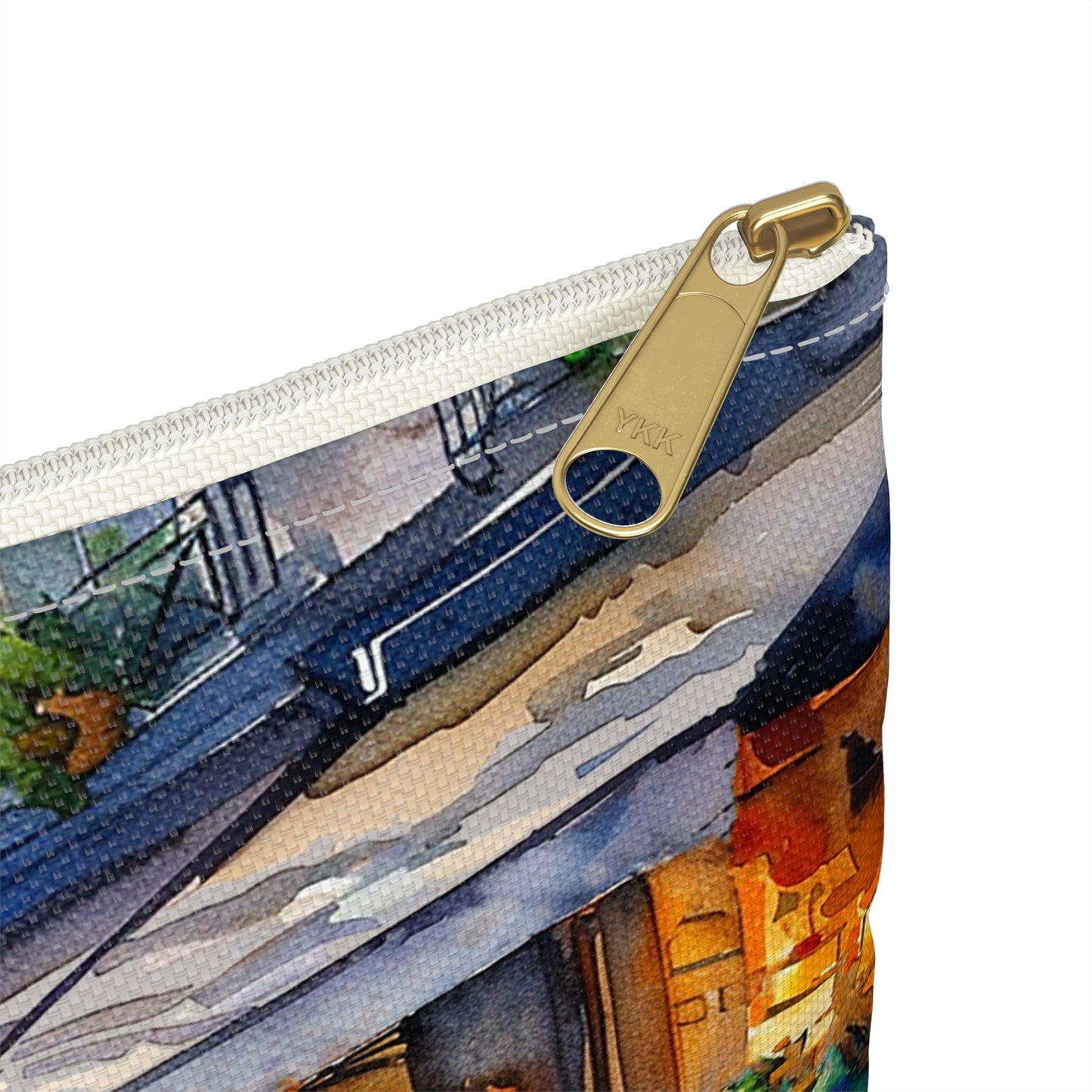 Parisian Bistro Bliss Accessory Pouch - Savor the Charm of Paris with Parisian Bistro Bliss! Available in 2 sizes.