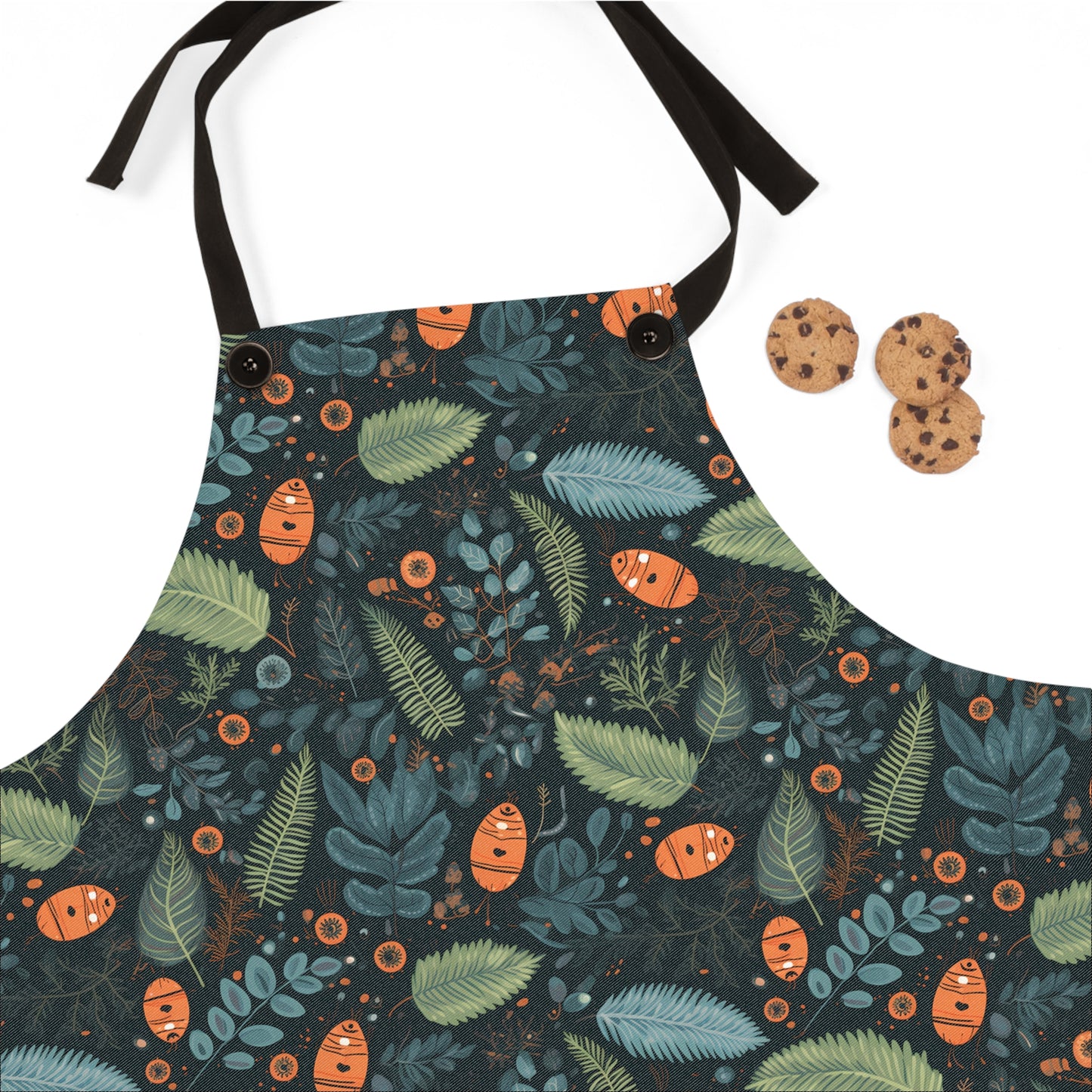 Mysterious Ferns Adult Apron - Cook in Style with Mysterious Ferns!