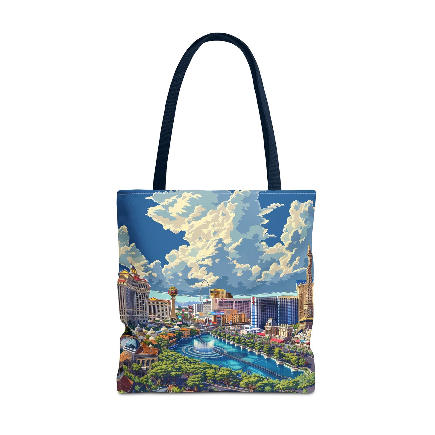 Viva Daytime Las Vegas Tote Bag - Bring the Vegas Vibe to Wherever You Roam! Available in 3 sizes.
