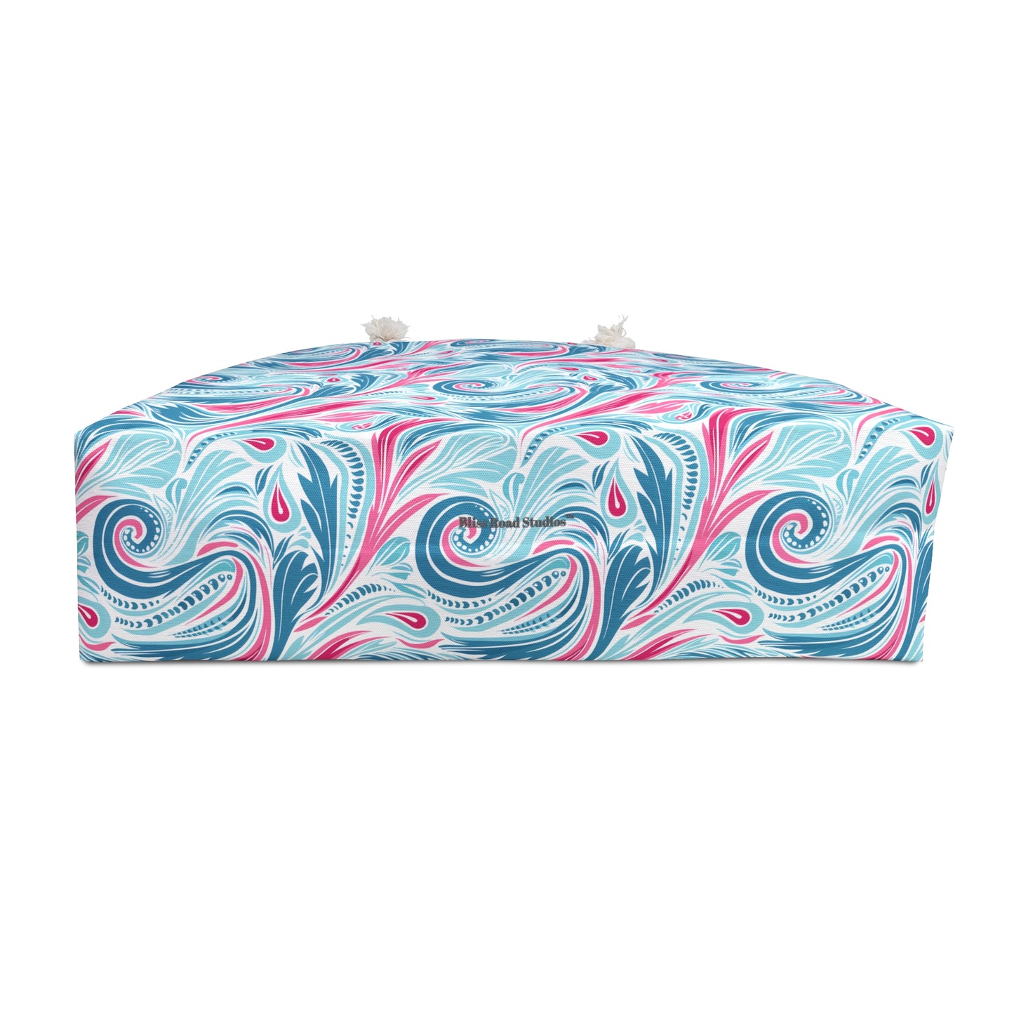 Teal Tide Twirl Weekender Bag - Drift into Style - Where Swirls of Teal and Pink Create a Sea of Fun!