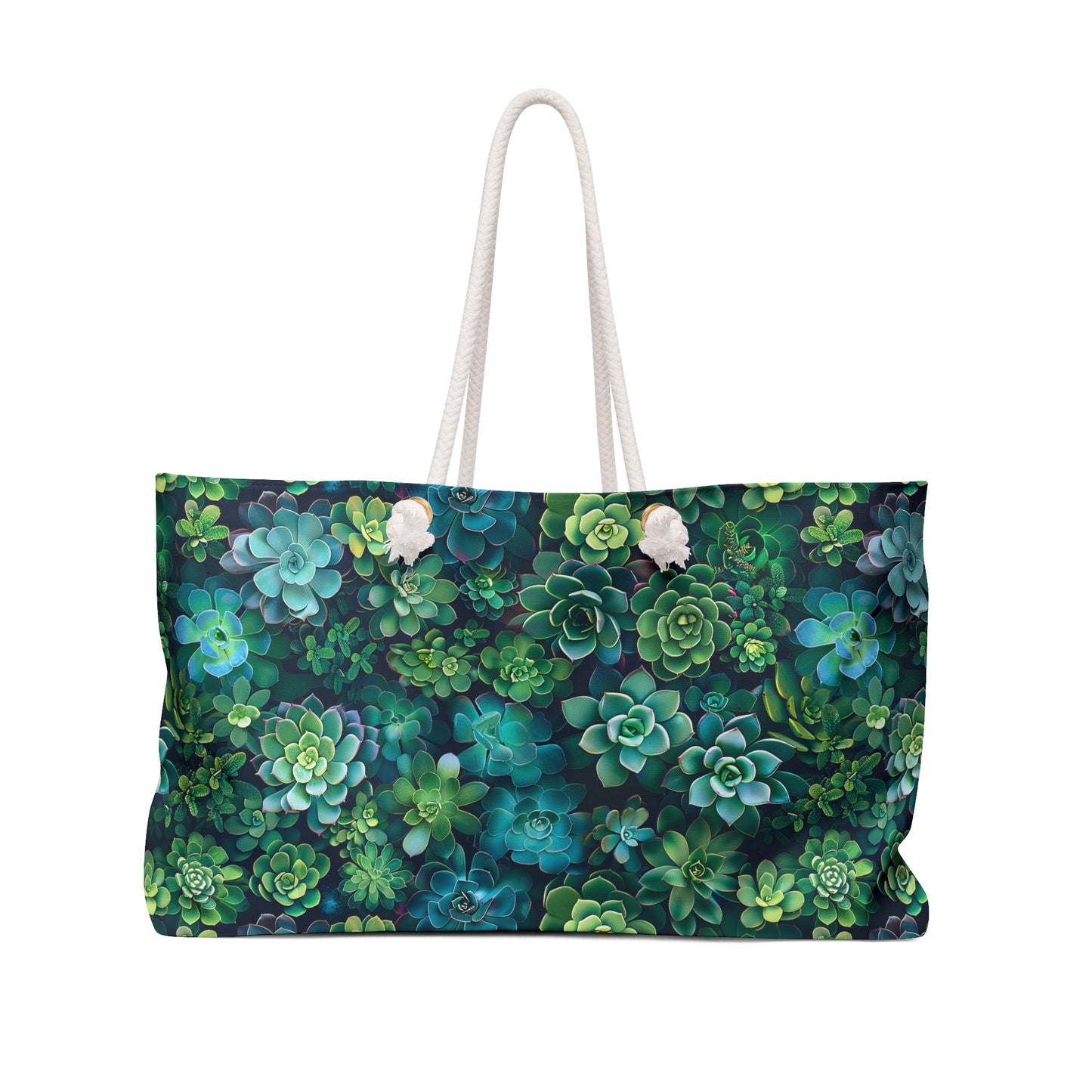 Succulent Forest Weekender Bag - Pack Your Adventures with Nature's Charm!