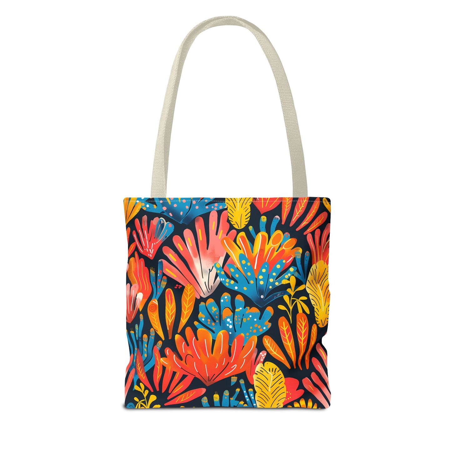 Coral Plume Tote Bag - Carry a Splash of Whimsy with Coral Plume! Available in 3 sizes.