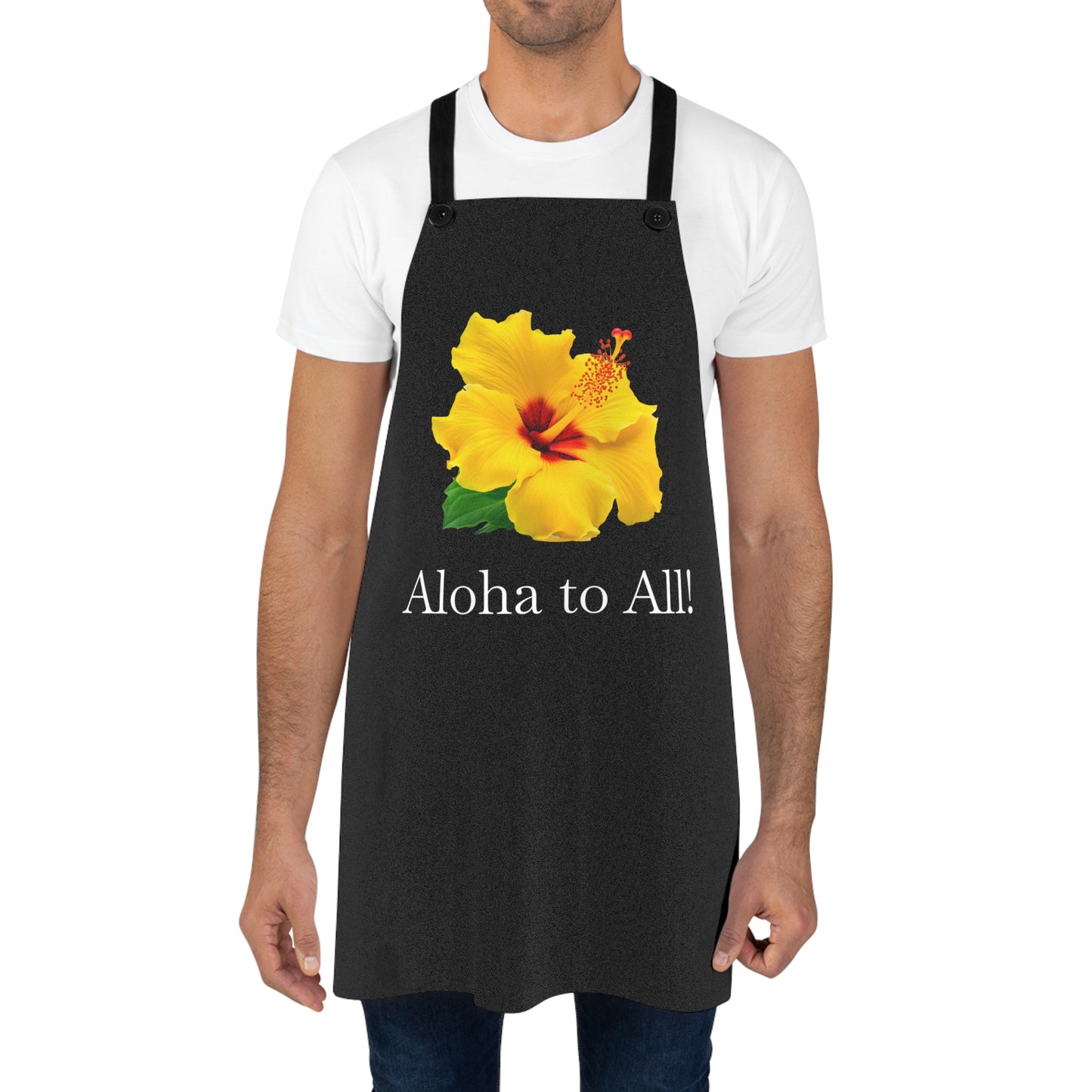 Aloha Hibiscus Adult Apron - Celebrate Hawaii's State Flower! Perfect for Hawaiians or Anyone Feeling the Aloha Spirit!