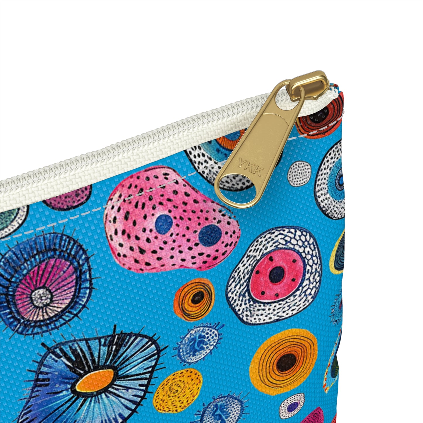 Primordial Sea Life Accessory Pouch - Organize with Aquatic Flair! Available in 2 sizes.