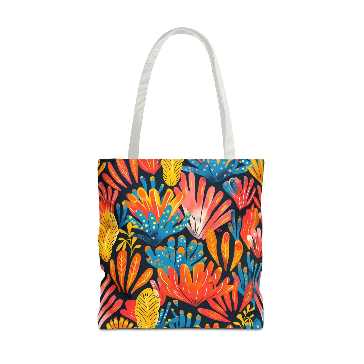 Coral Plume Tote Bag - Carry a Splash of Whimsy with Coral Plume! Available in 3 sizes.