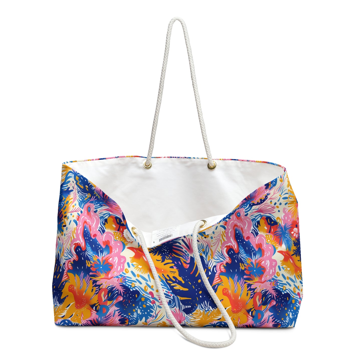Splatter Blossom Weekender Bag - Carry Your Creativity - Where Artful Splatters Meet Stylish Function!