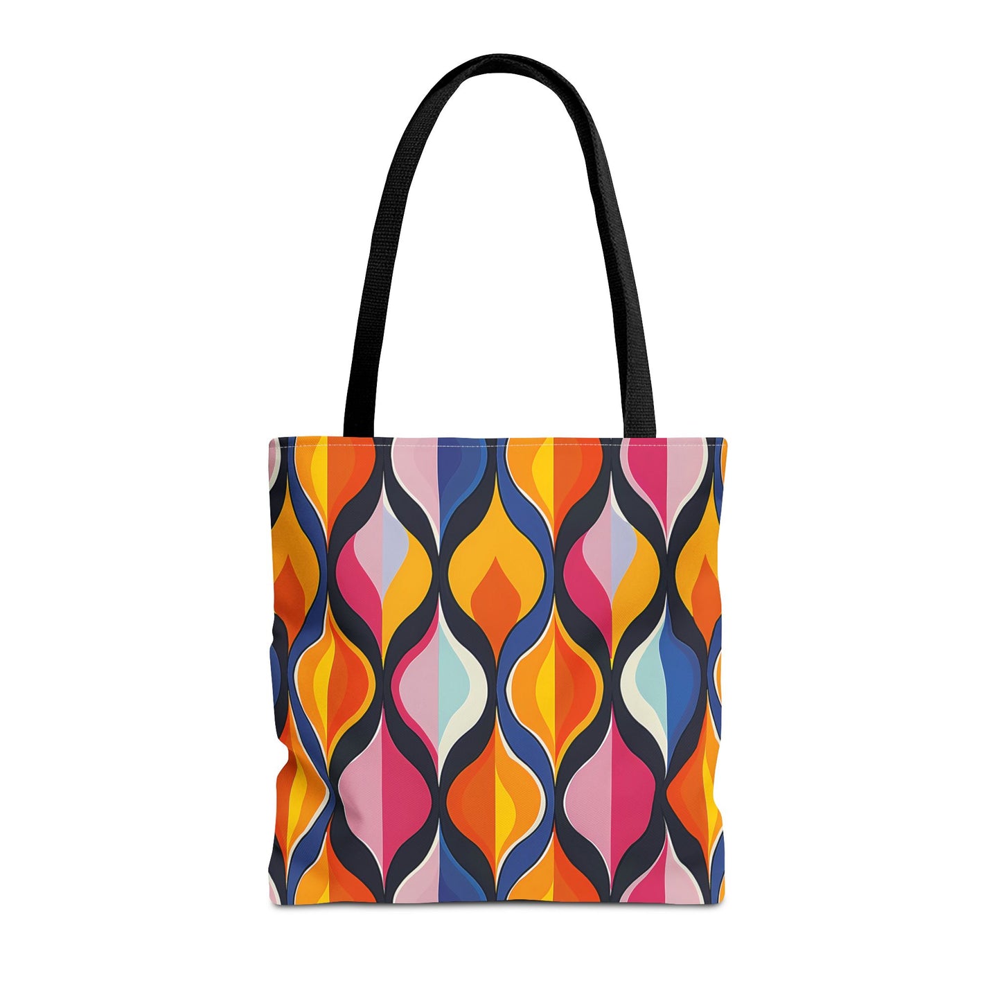 Lattice Dreams Tote Bag - Bring Retro Vibes to Life with Every Step! Available in 3 sizes.lable in 3 sizes.