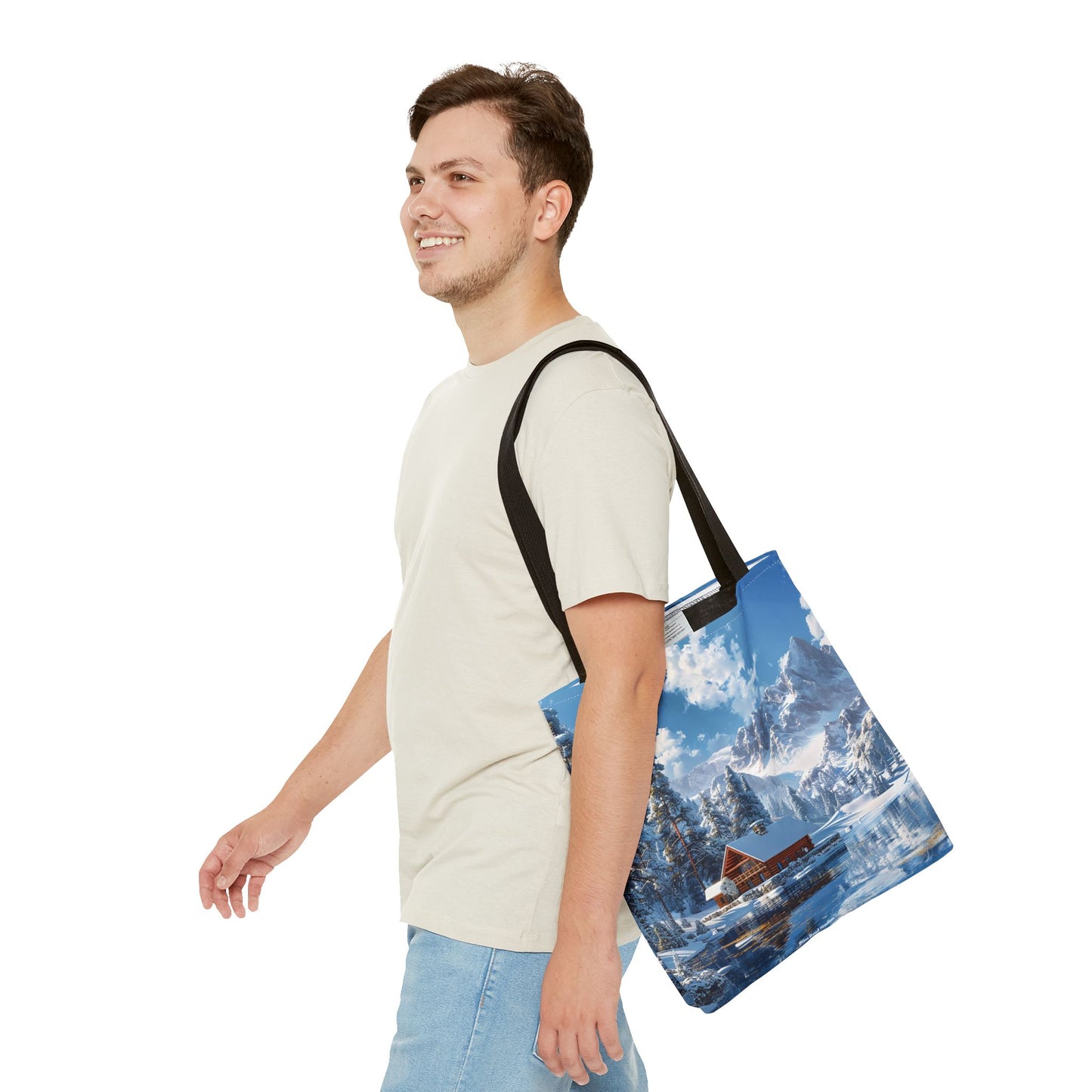 Winter Wonderland Retreat Tote Bag - Embrace Winter's Serenity with this Tote! - Available in 3 sizes.