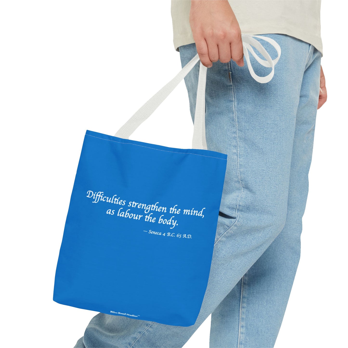 Strength Through Challenges Tote Bag - Carry Wisdom - Embrace Strength! Available in 3 sizes.