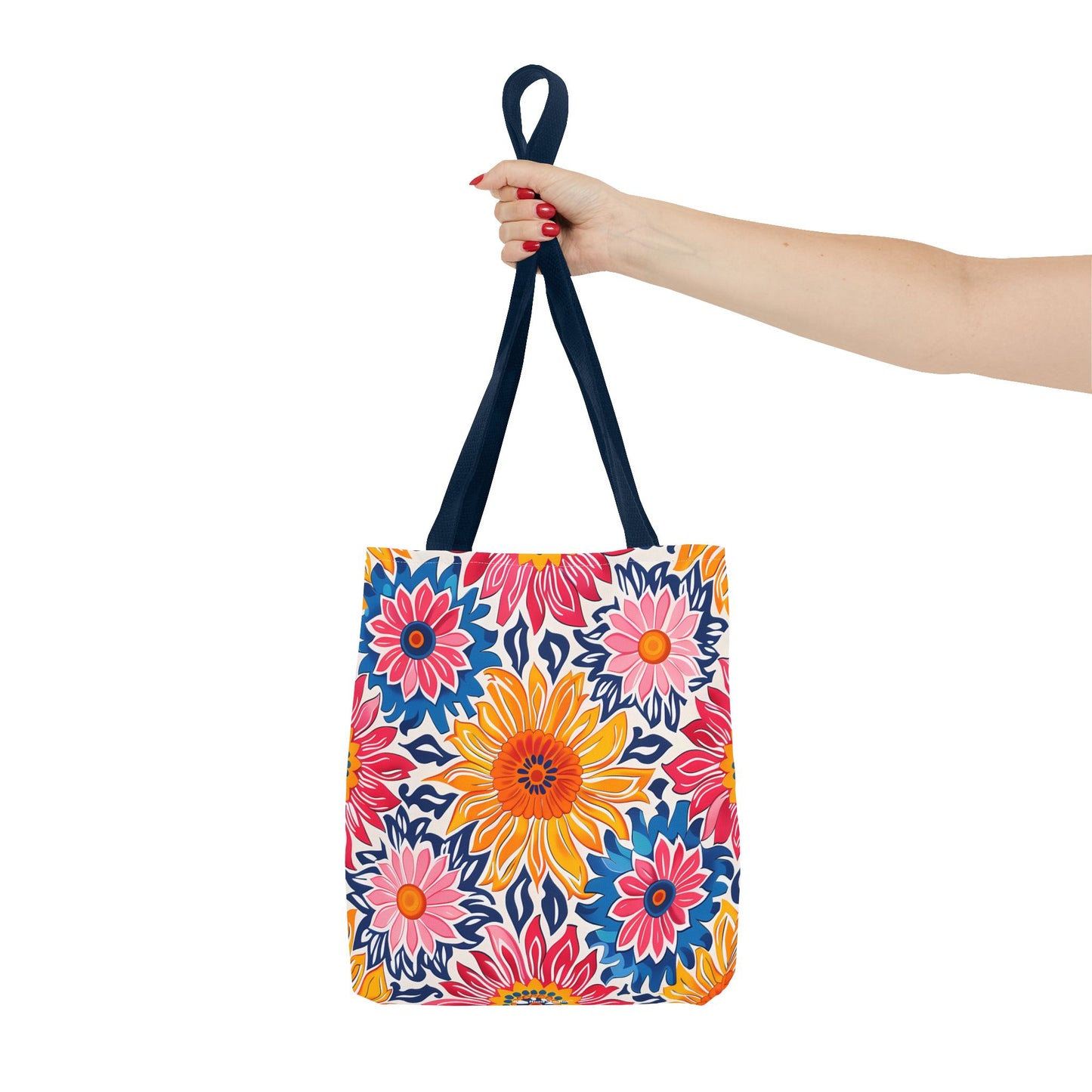 Sunsplash Petals Tote Bag - Radiate Sunshine and Style Wherever You Go! Available in 3 sizes.
