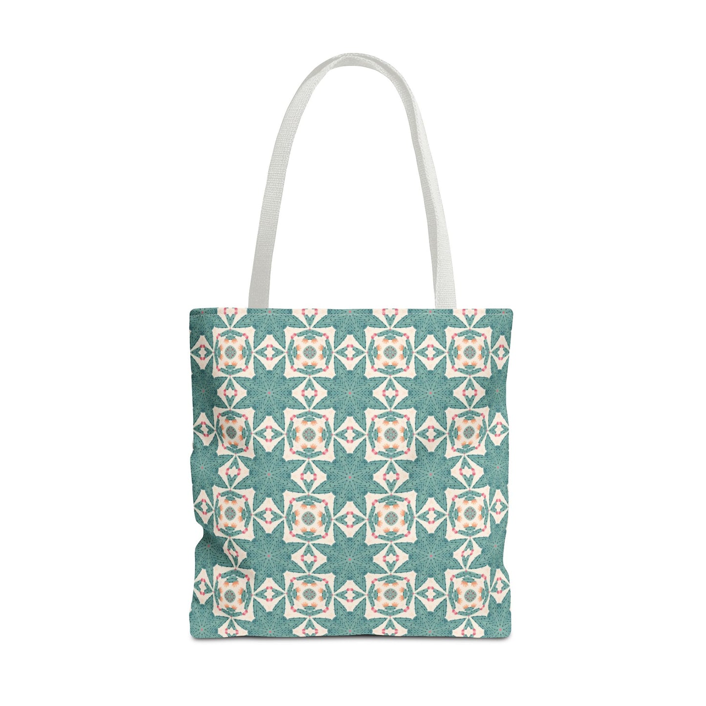 Desert Cactus Star Tile Tote Bag - Carry Southwest Charm Wherever You Go! Available in 3 sizes.