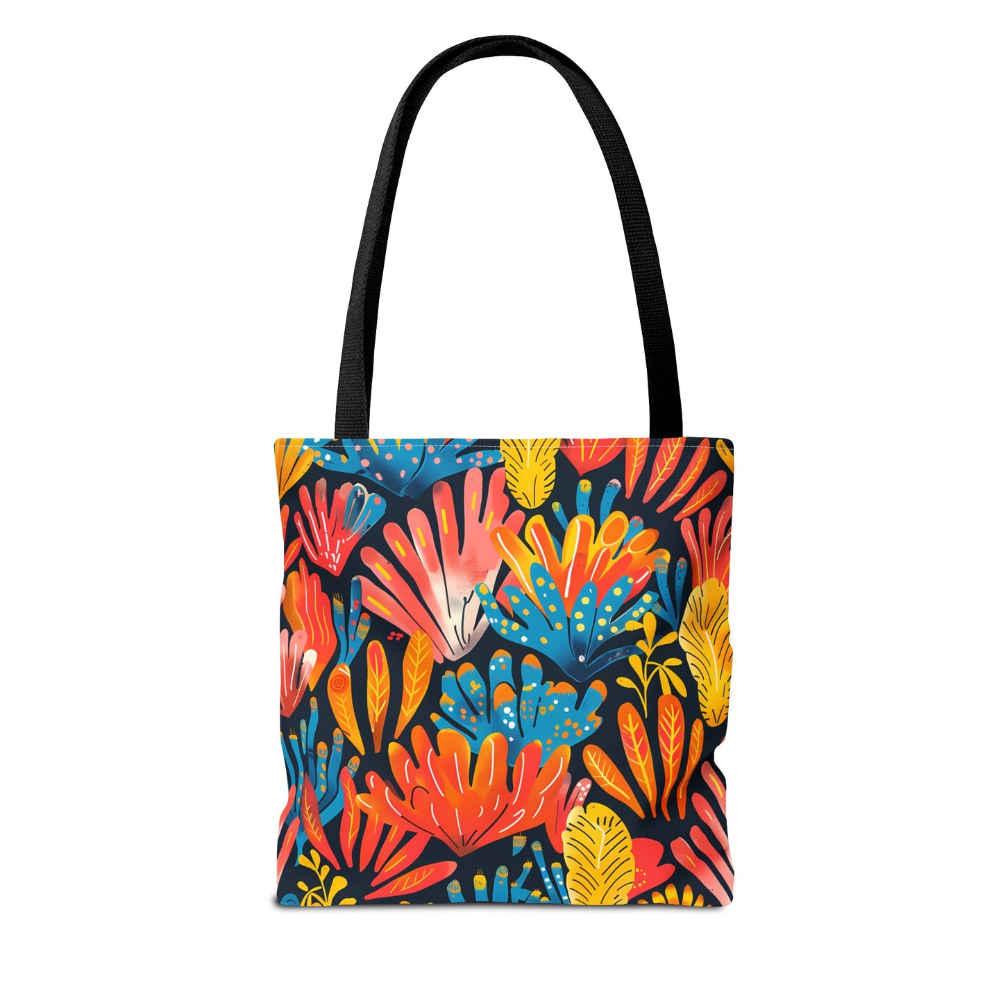 Coral Plume Tote Bag - Carry a Splash of Whimsy with Coral Plume! Available in 3 sizes.