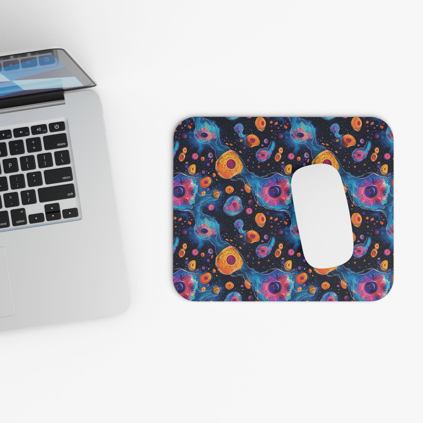 Birth of Celestial Life Mouse Pad - Navigate the Universe with Precision and Style!