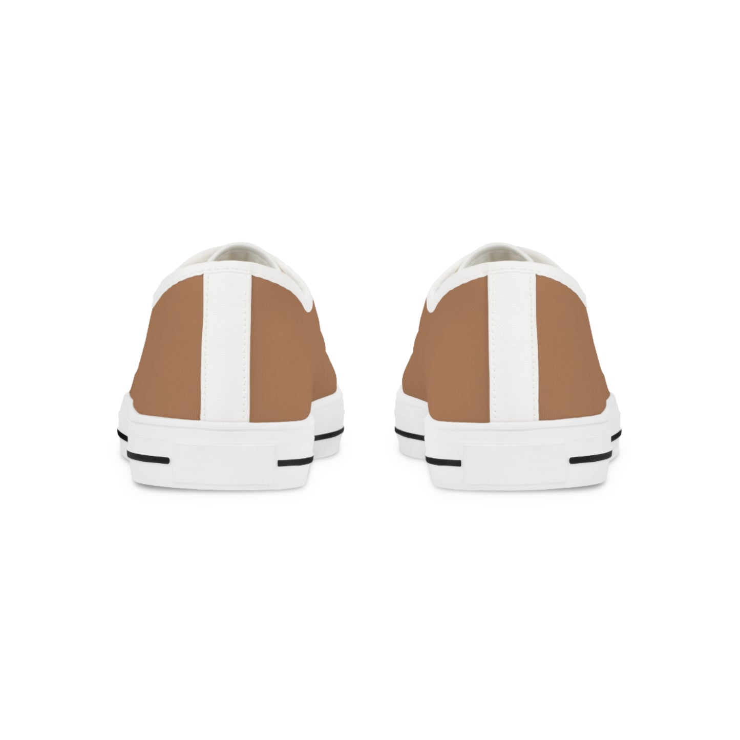 Cocoa Classic Men's Two-Tone Low Top Sneakers - Step Into Sophistication – Where Chocolate Hues Meet Modern Design!