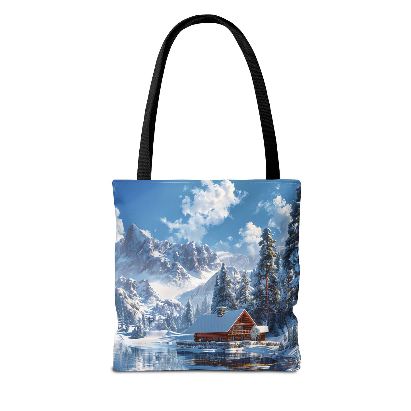 Winter Wonderland Retreat Tote Bag - Embrace Winter's Serenity with this Tote! - Available in 3 sizes.