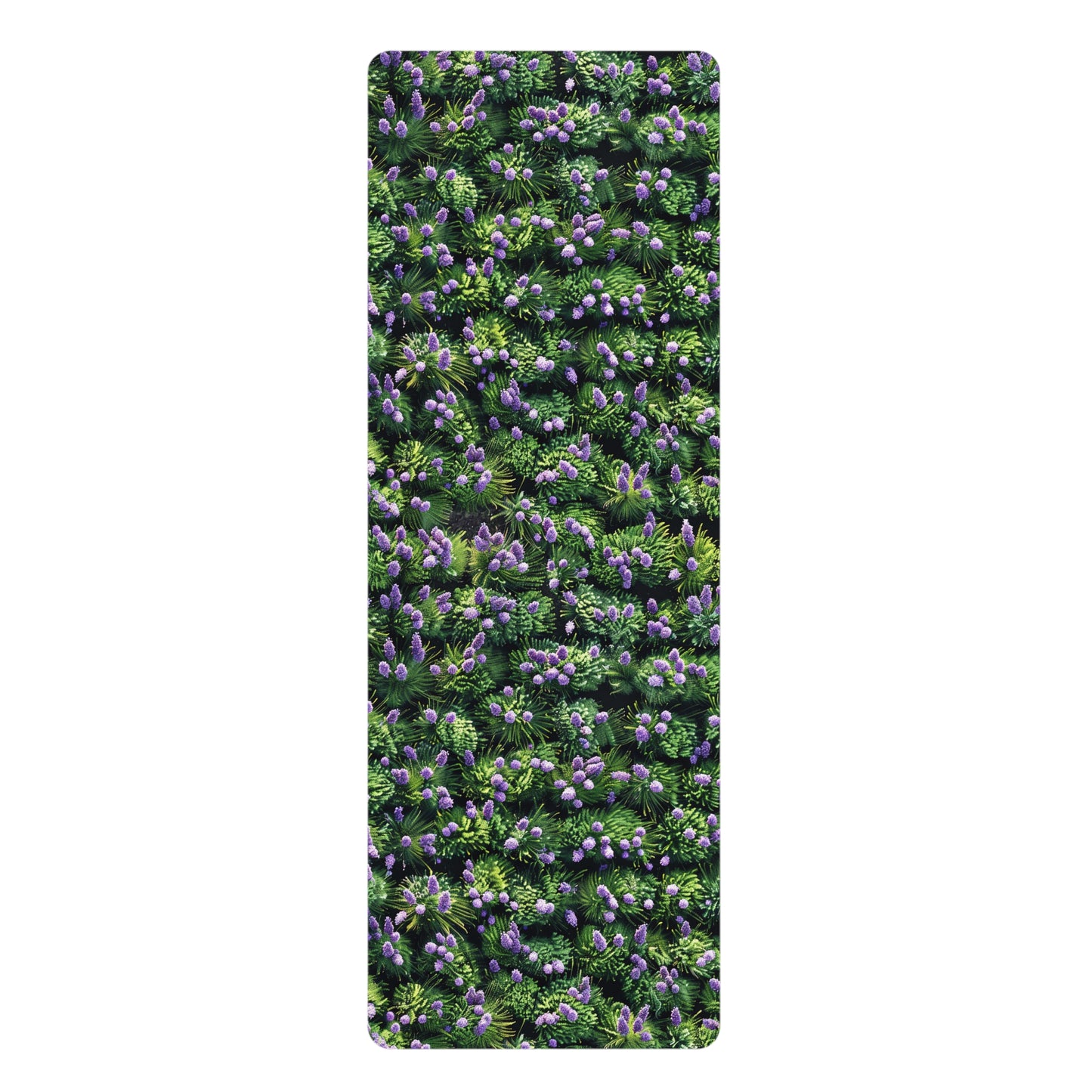 Lavender Dreamscape Rubber Yoga Mat - Find Your Zen Among the Lavender Fields!