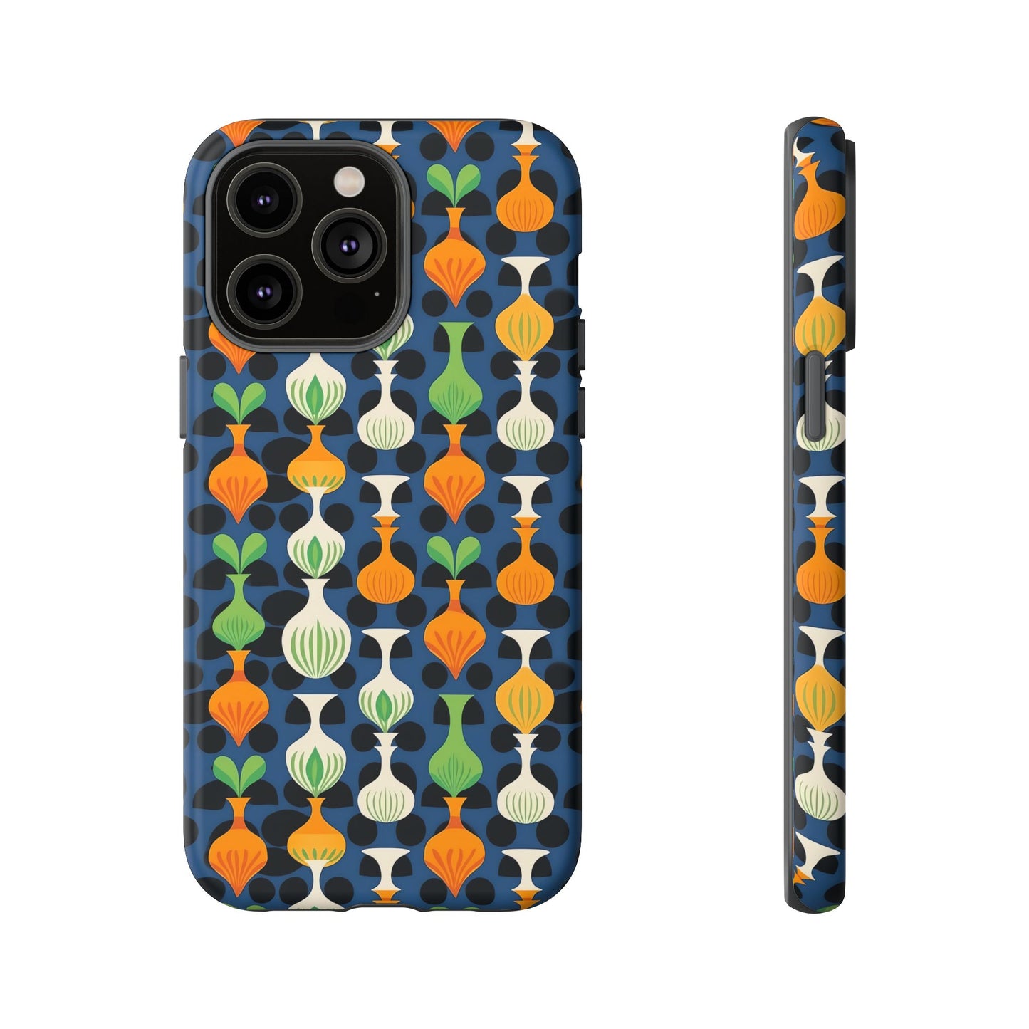 Mod Floating Vases Tough Phone Case for Apple iPhone, Samsung Galaxy, and Google Pixel.
