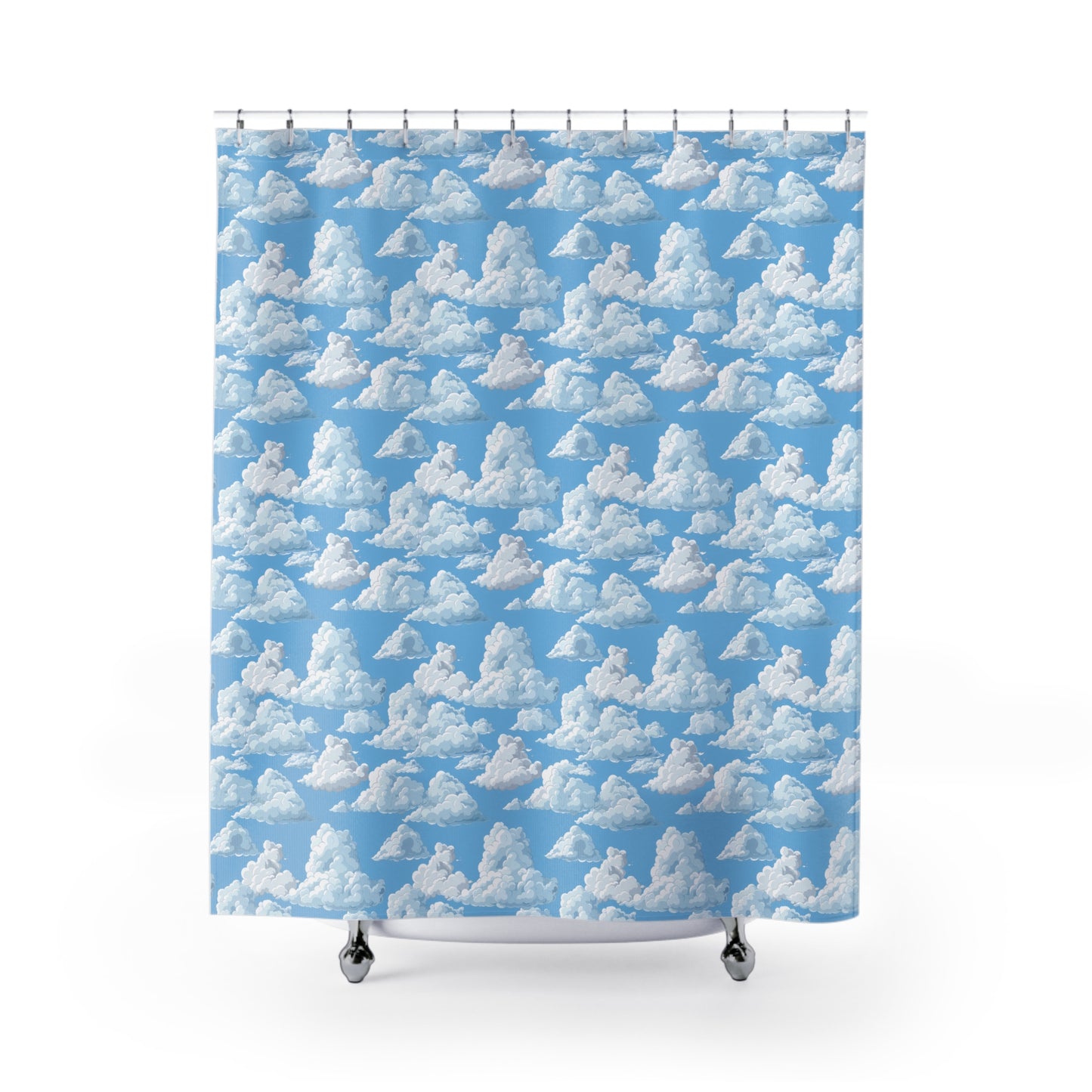 Sky Bliss Shower Curtain - Embrace the Serenity of the Skies!