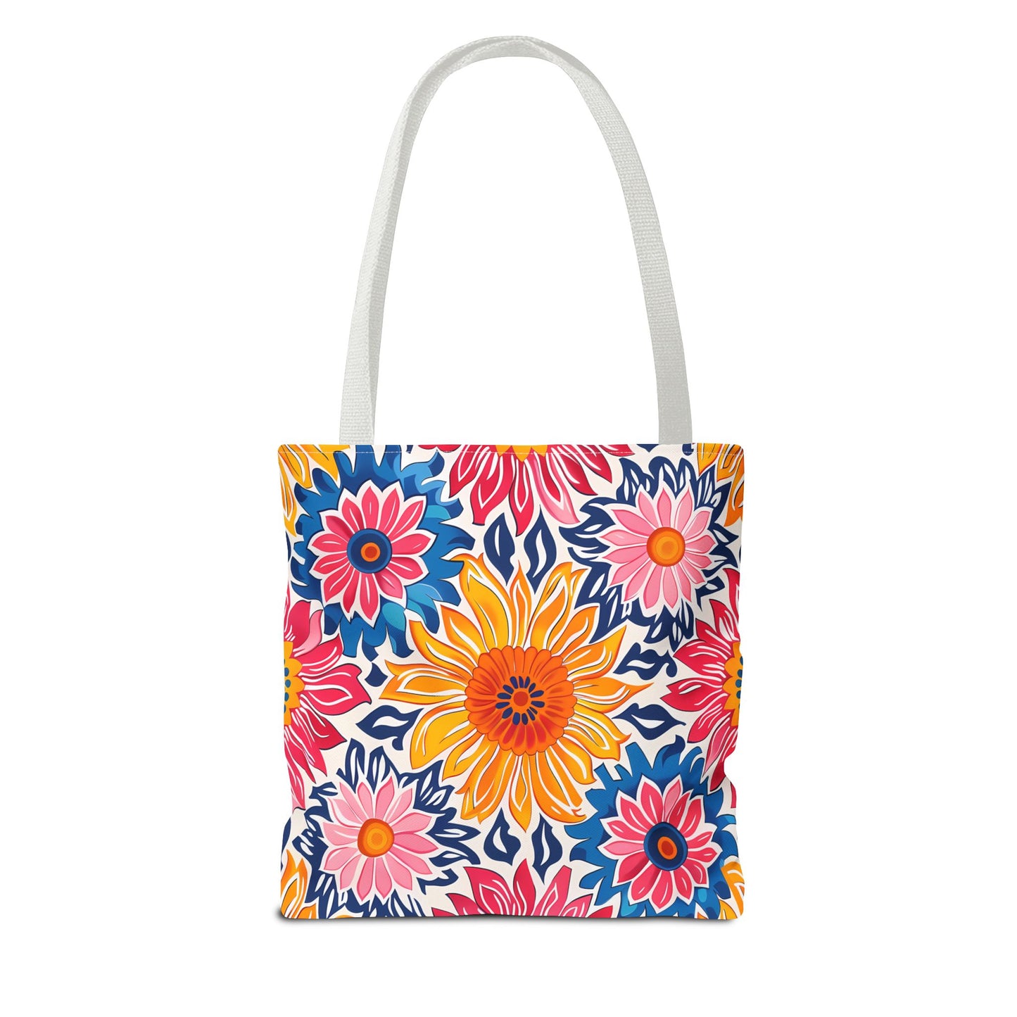 Sunsplash Petals Tote Bag - Radiate Sunshine and Style Wherever You Go! Available in 3 sizes.