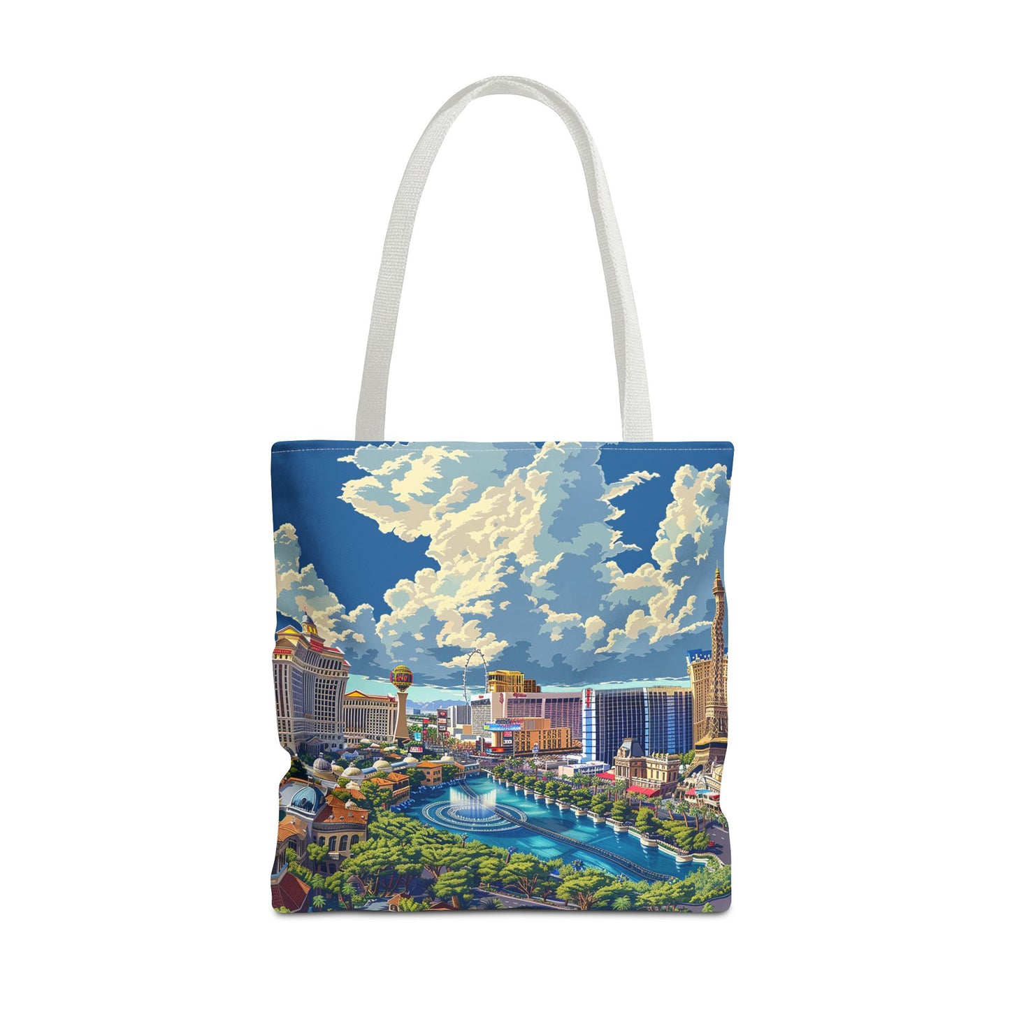 Viva Daytime Las Vegas Tote Bag - Bring the Vegas Vibe to Wherever You Roam! Available in 3 sizes.