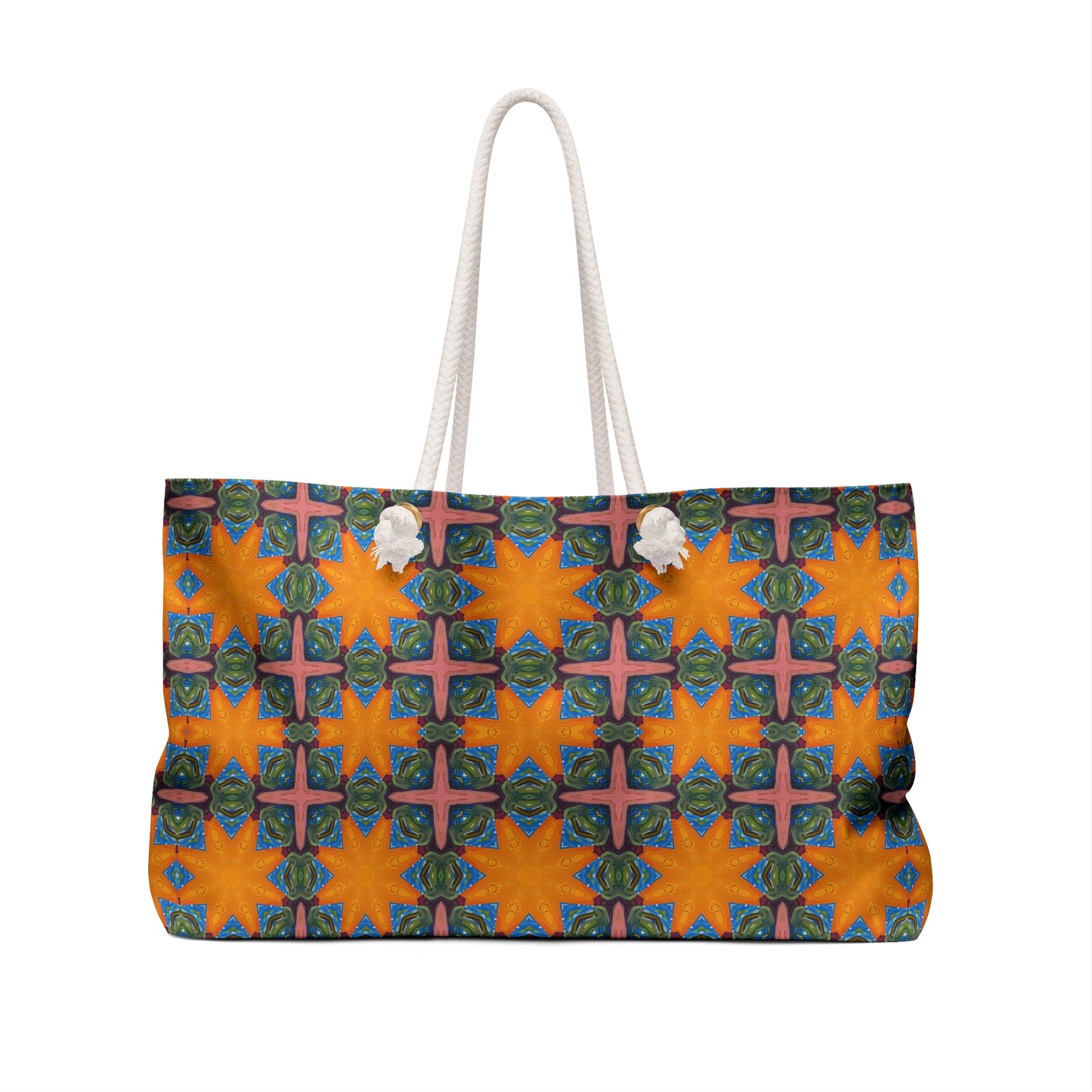Starburst Mosaic Voyage Weekender Bag - Shine Bright - Carry a Tapestry of Color and Elegance Wherever You Go!