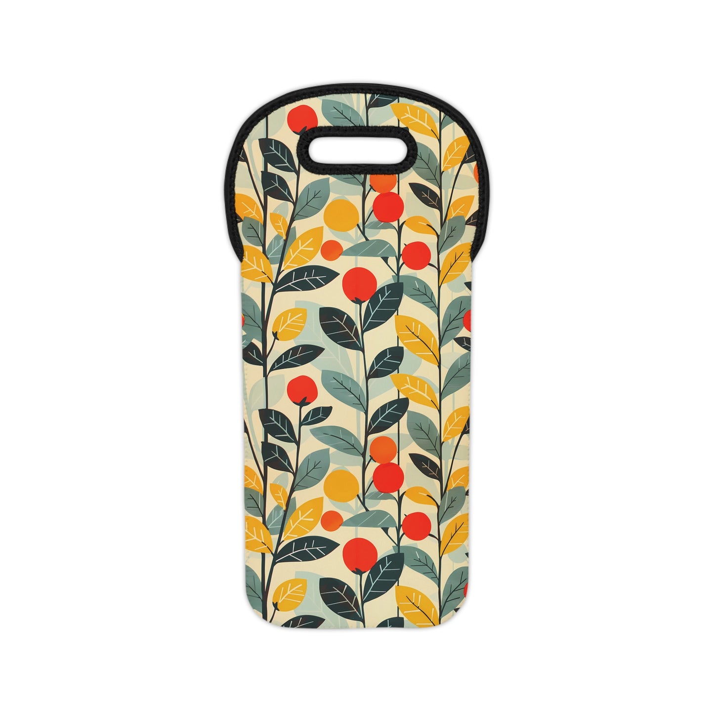 Midcentury Vines Tote Bag - 100% Neoprene - Elevate Your Style with a Retro Vintage Twist!