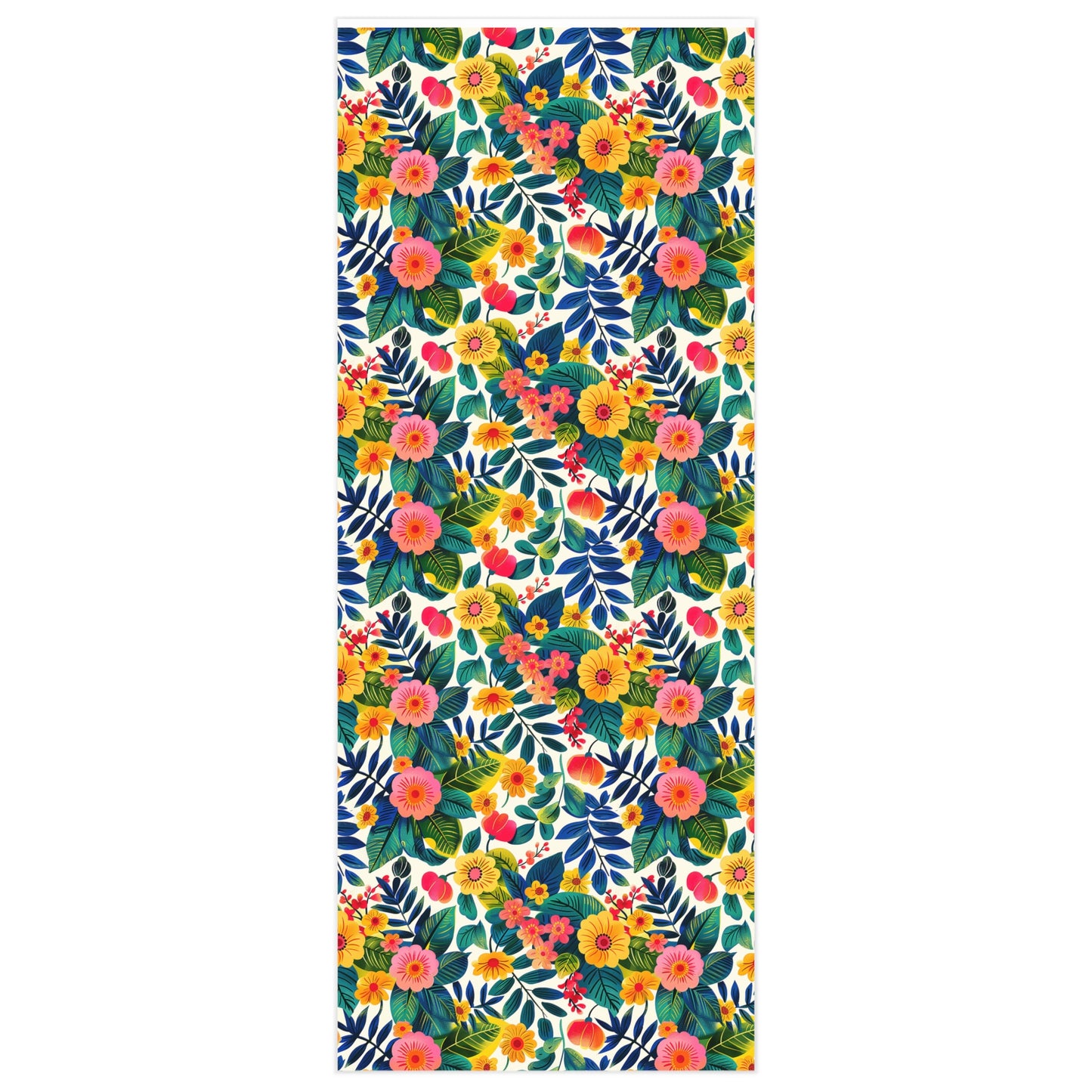 Blossom Bliss Wrapping Paper - Wrap Your Gifts in a Burst of Floral Bliss! Available in 2 sizes.