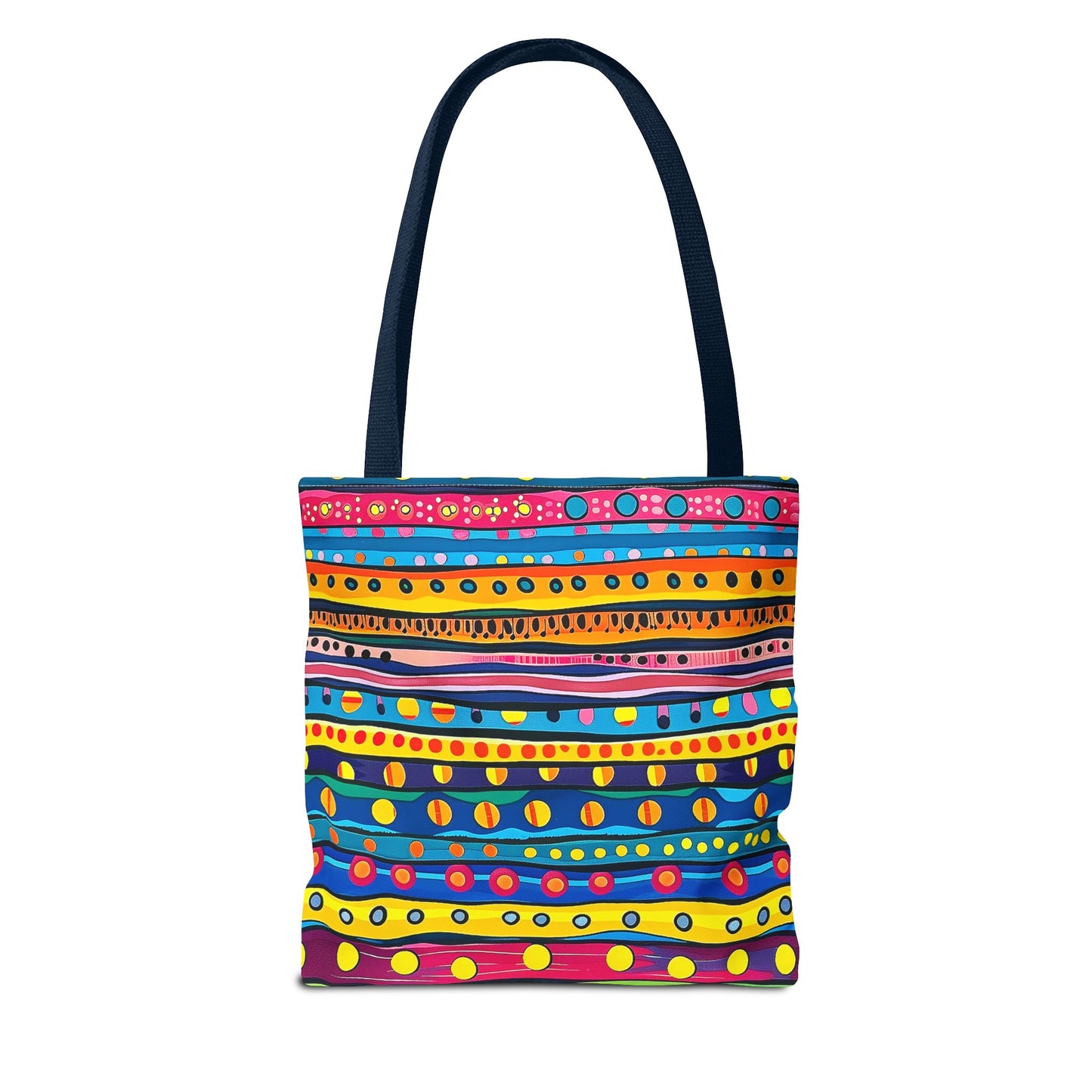 Pop Dot Parade Tote Bag - Make Every Day a Colorful Celebration! Available in 3 sizes.