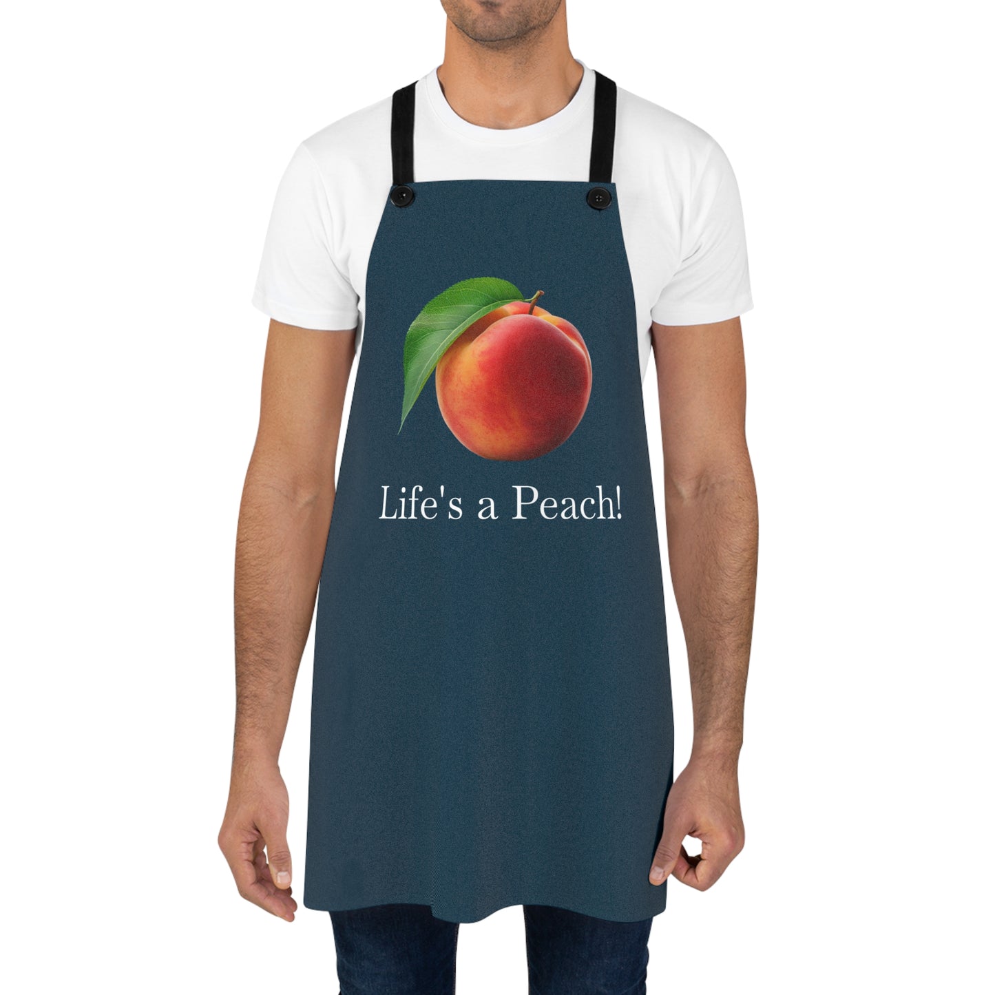 Life's A Peach! Adult Apron - Sweeten Your Style - Cook Up Fun with Our Life's a Peach! Apron!